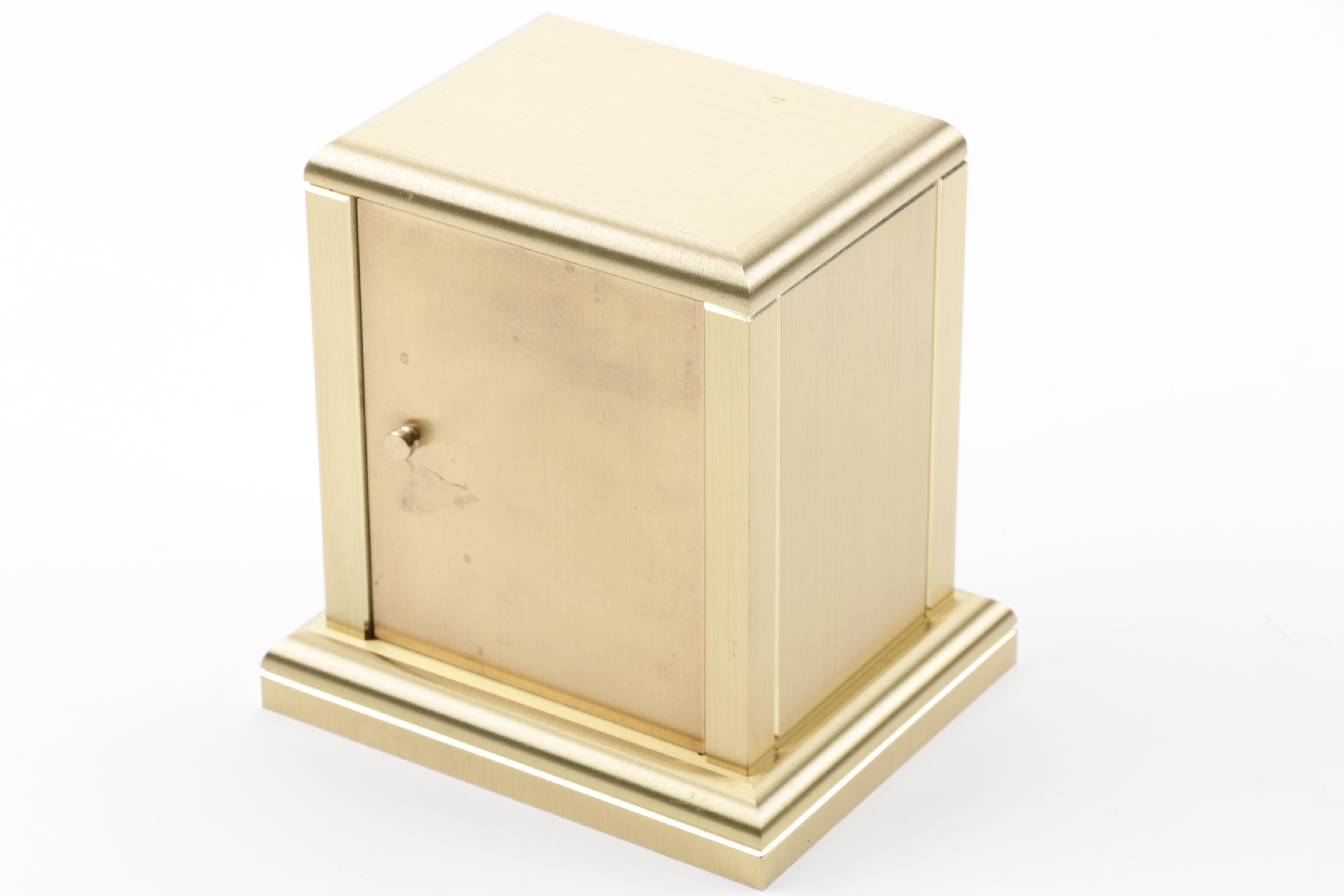 Tiffany & Co. Quartz Brass Bracket Clock