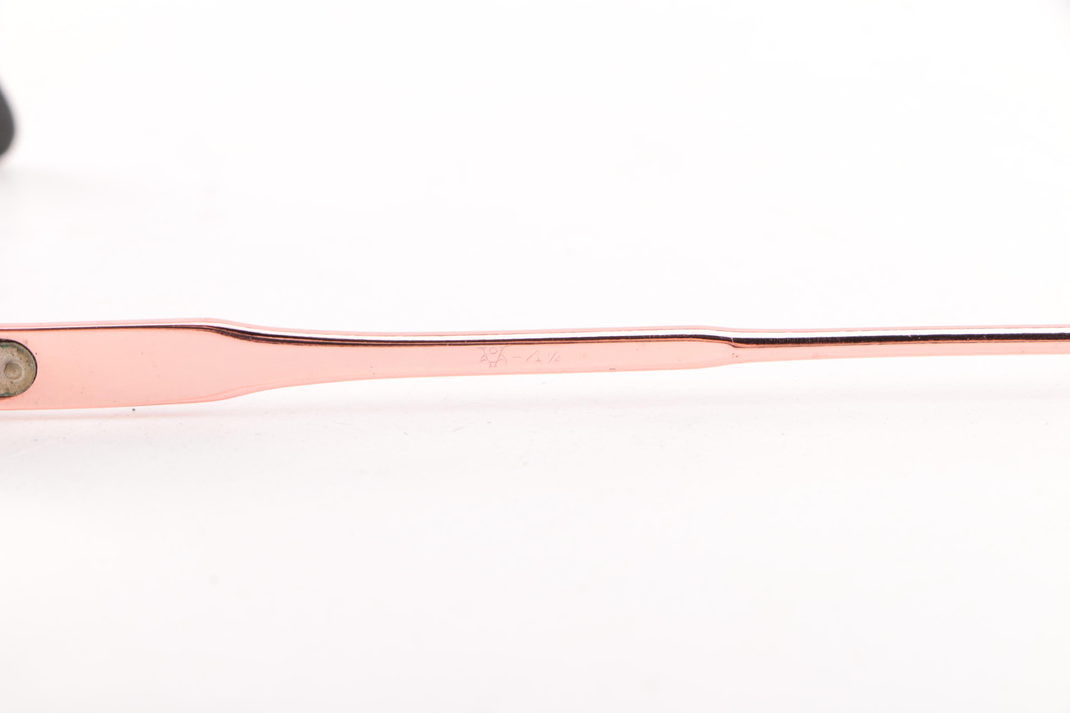 1950s Vintage Etched Cat Eye Prescription Eyeglasses Including Victory