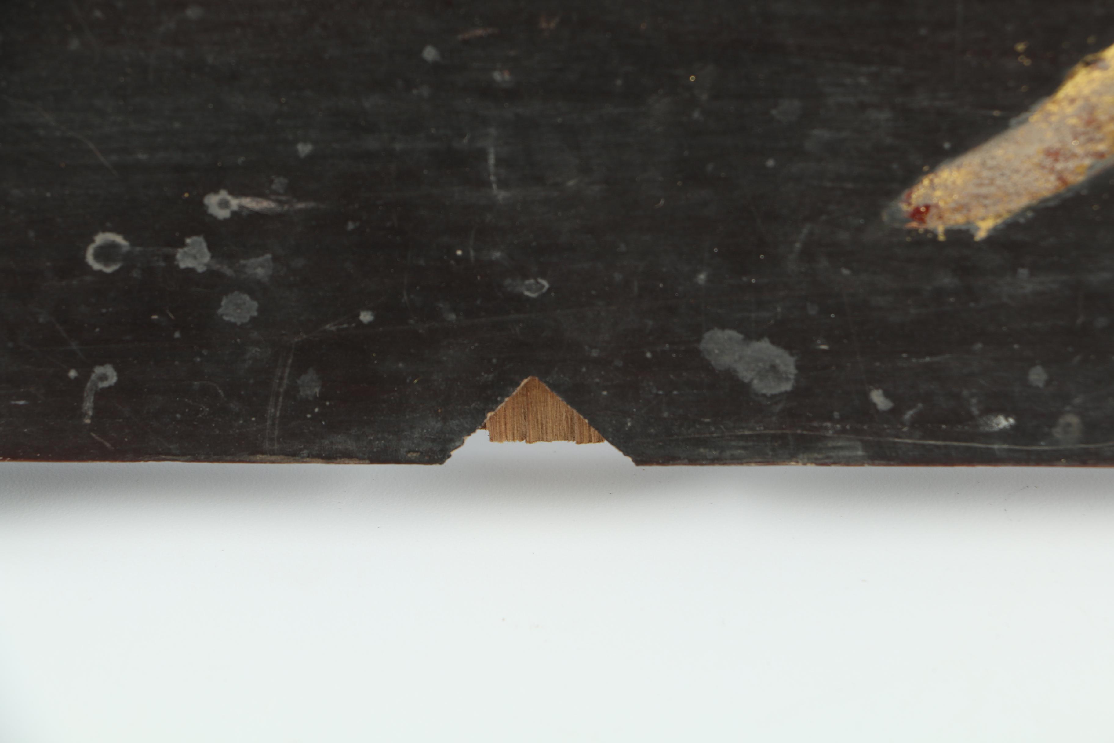 Vintage Chinese Carved and Painted Sign