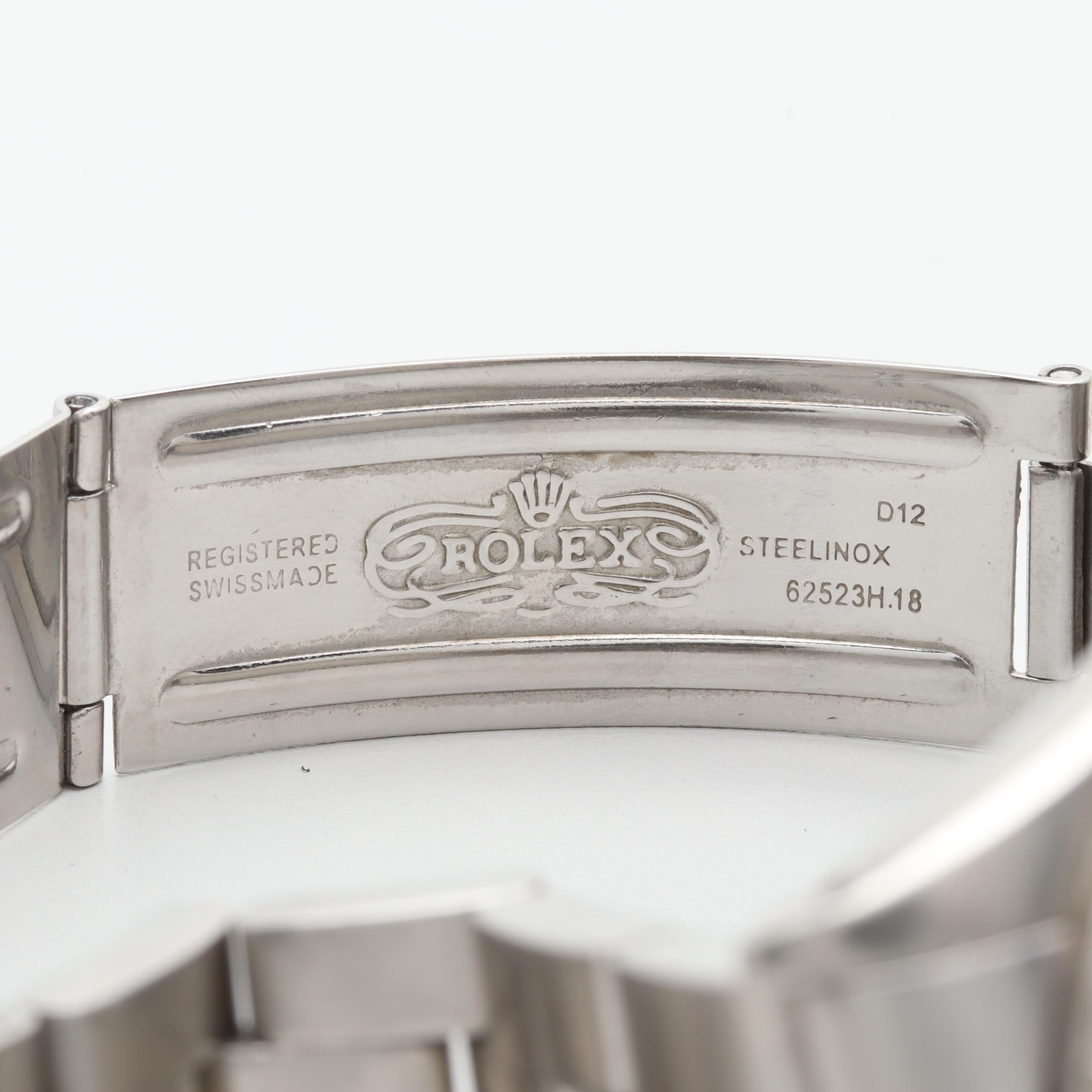 Rolex Datejust Stainless Steel and 1.62 CTW Diamond Watch