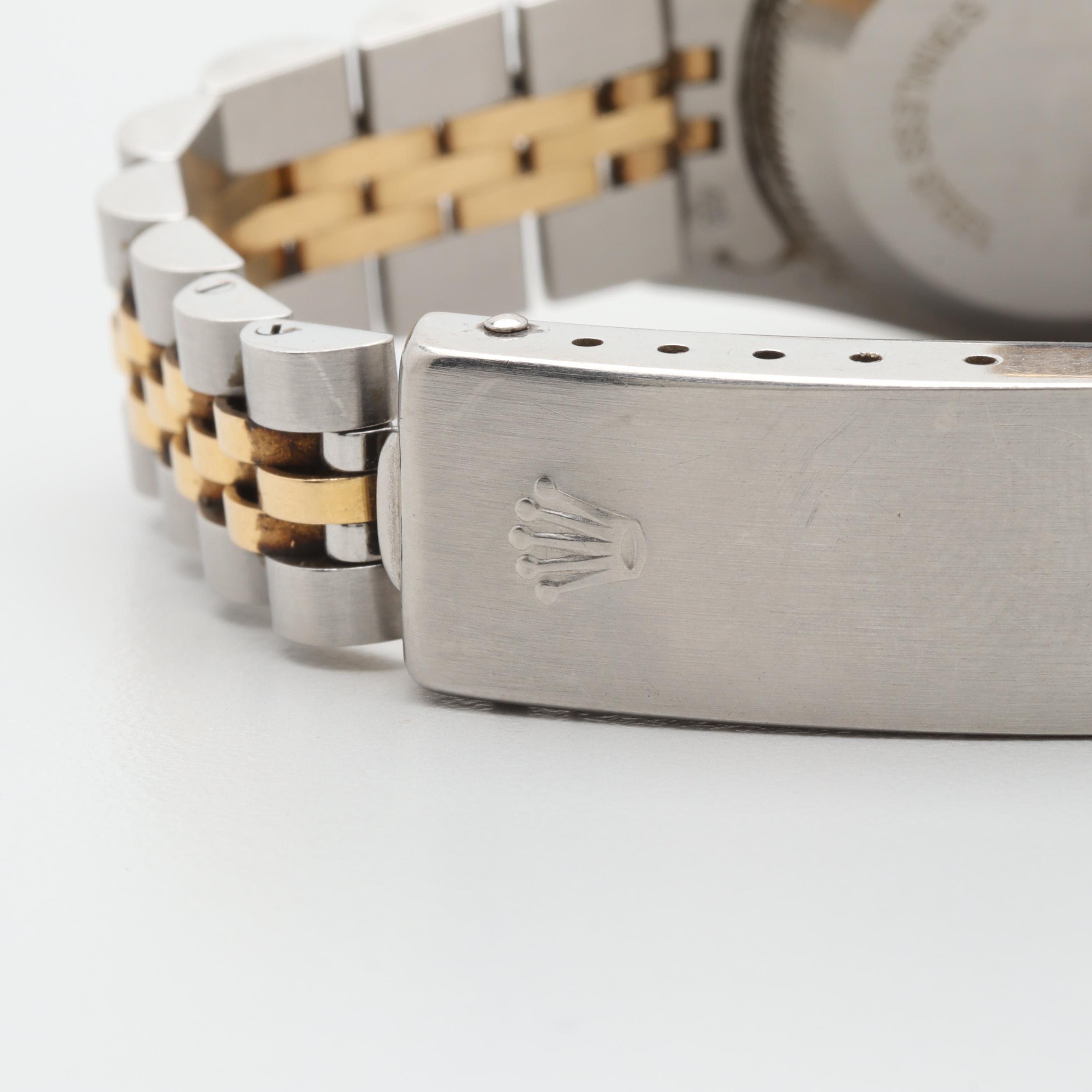 Circa 1986 Rolex Diamond and Mother of Pearl Watch with 18K Accents