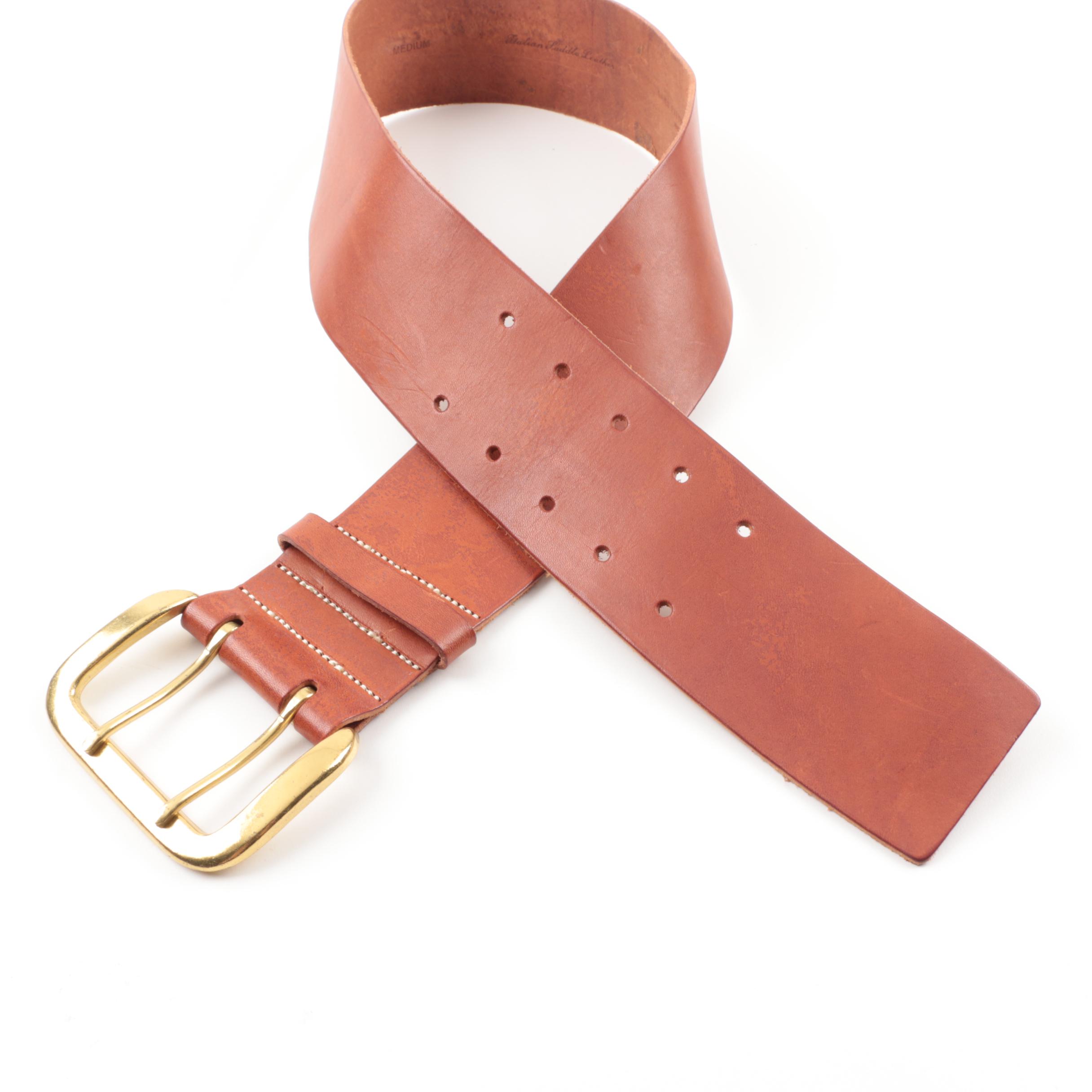 Women's Designer Belts Including Oscar de la Renta, Saks Fifth Avenue and Theory