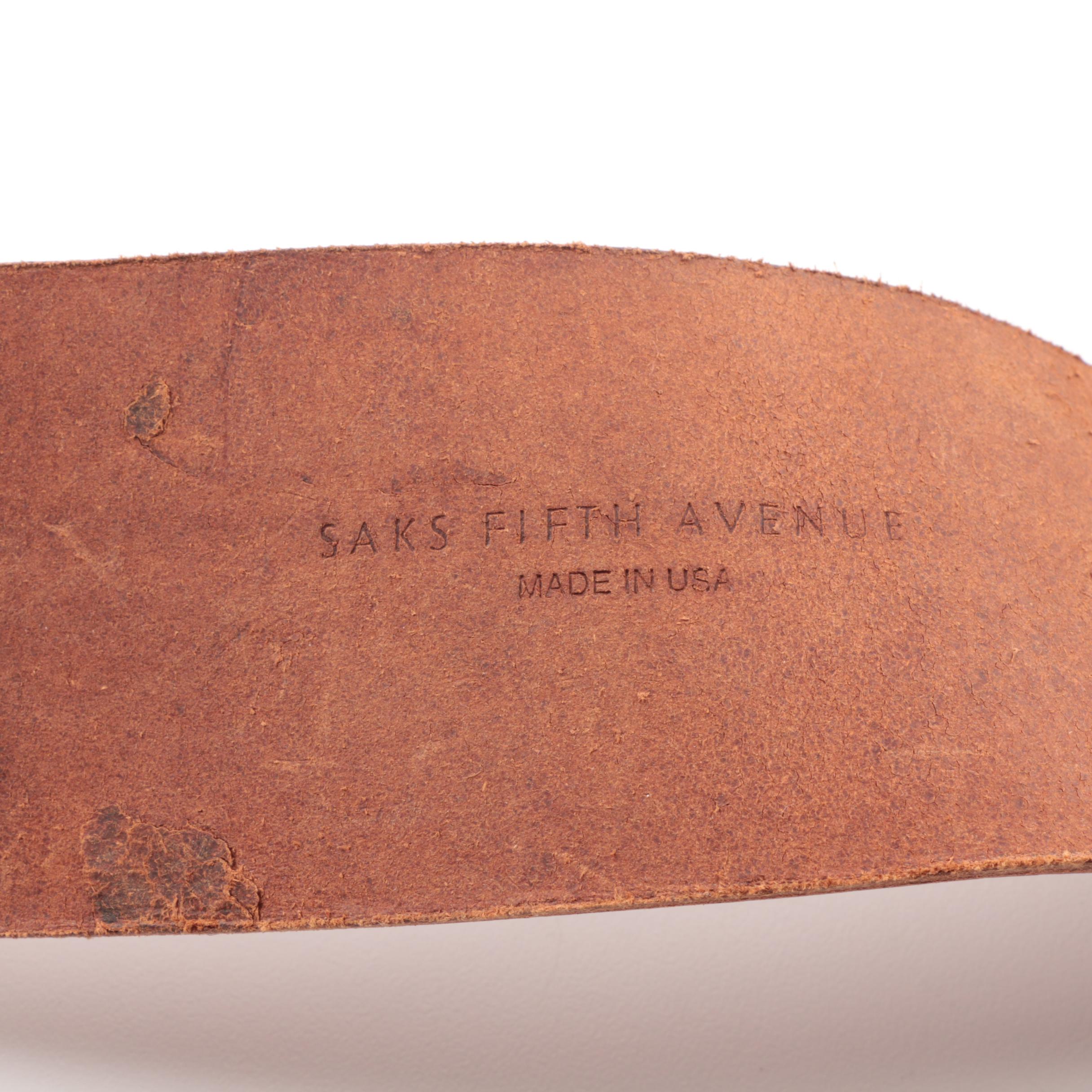 Women's Designer Belts Including Oscar de la Renta, Saks Fifth Avenue and Theory