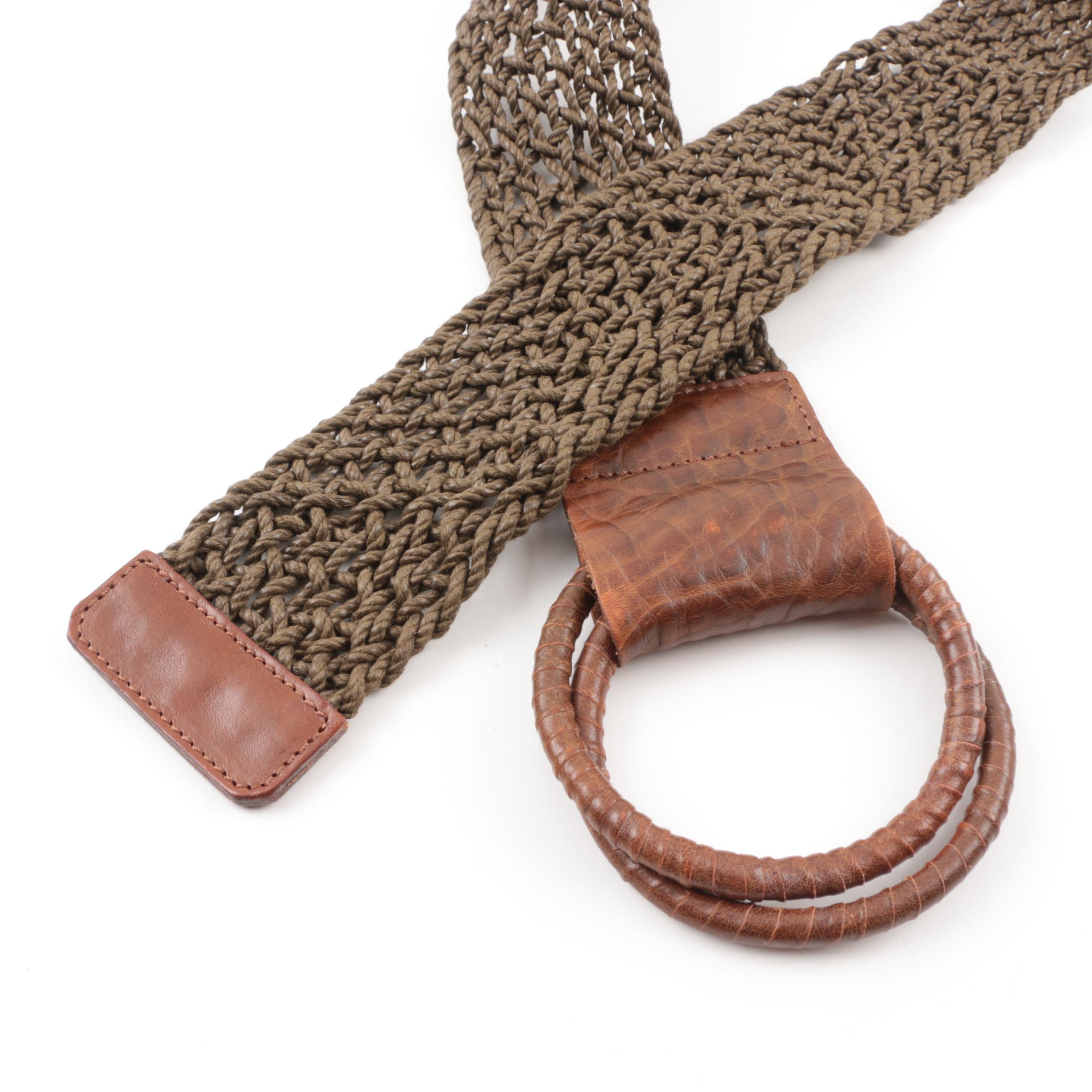 Women's Designer Belts Including Oscar de la Renta, Saks Fifth Avenue and Theory