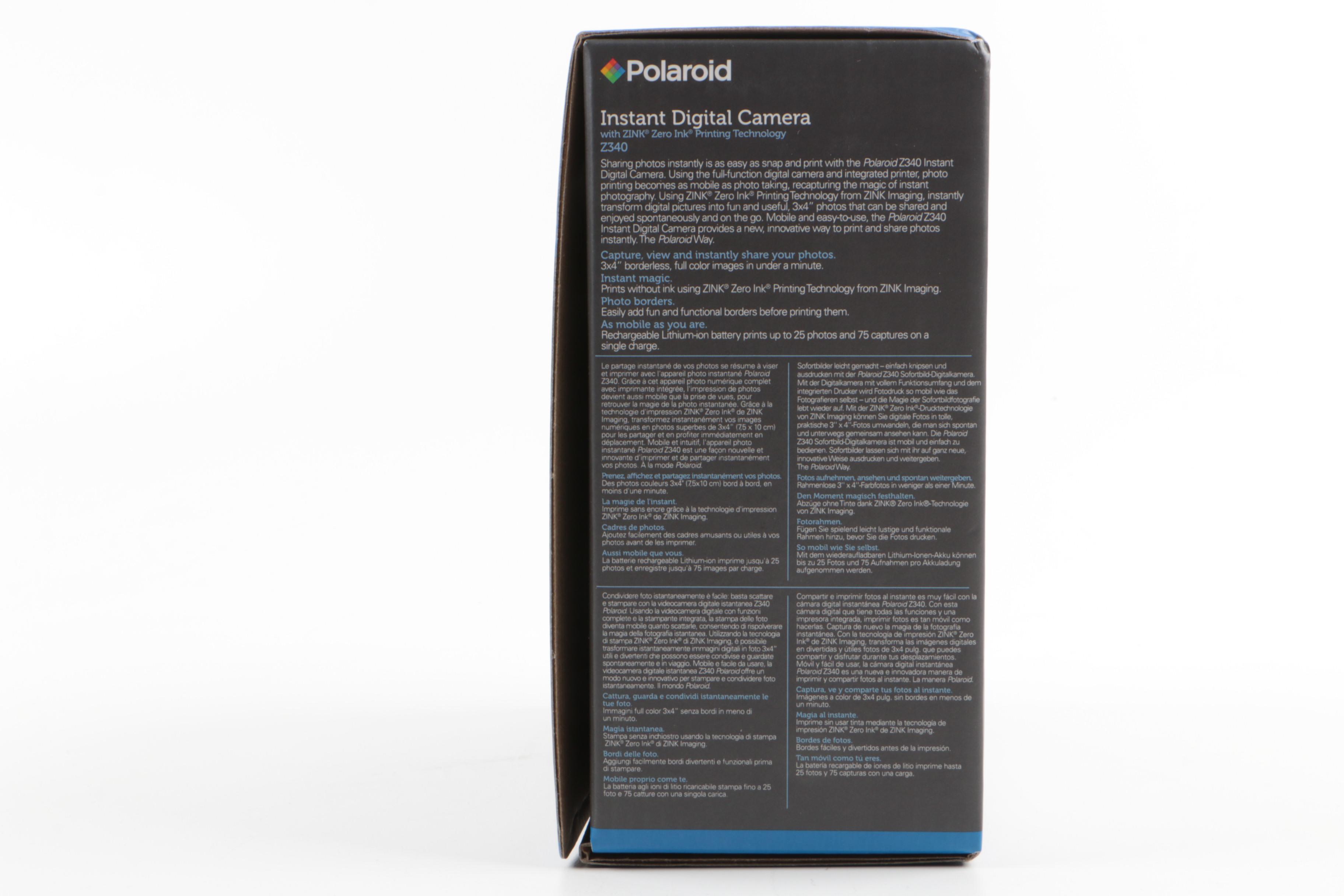 New Polaroid Z340 Instant Digital Camera