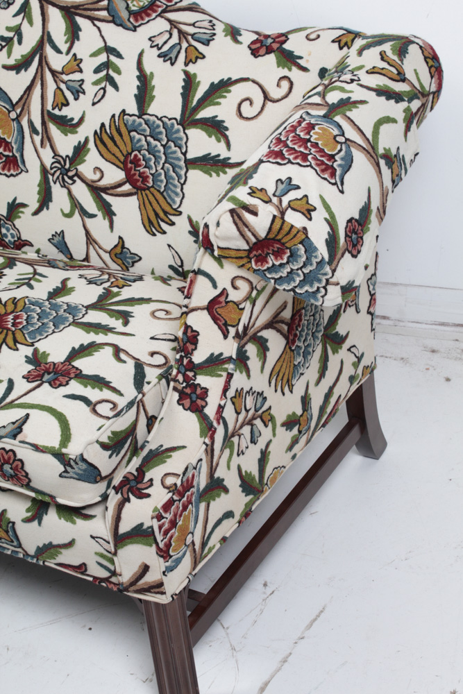 Ethan Allen Traditional Classics Cruel Upholstered Loveseat