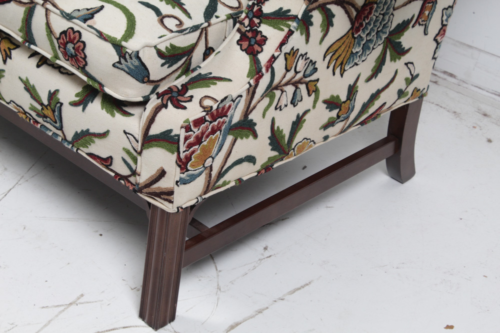 Ethan Allen Traditional Classics Cruel Upholstered Loveseat