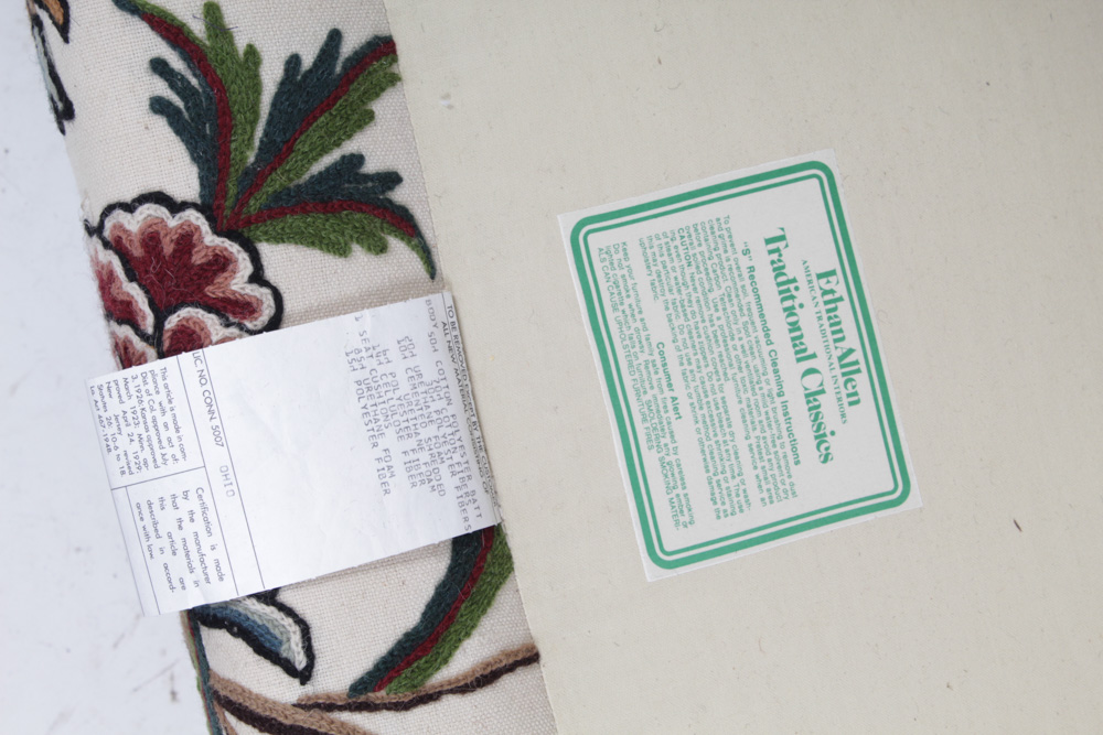 Ethan Allen Traditional Classics Cruel Upholstered Loveseat