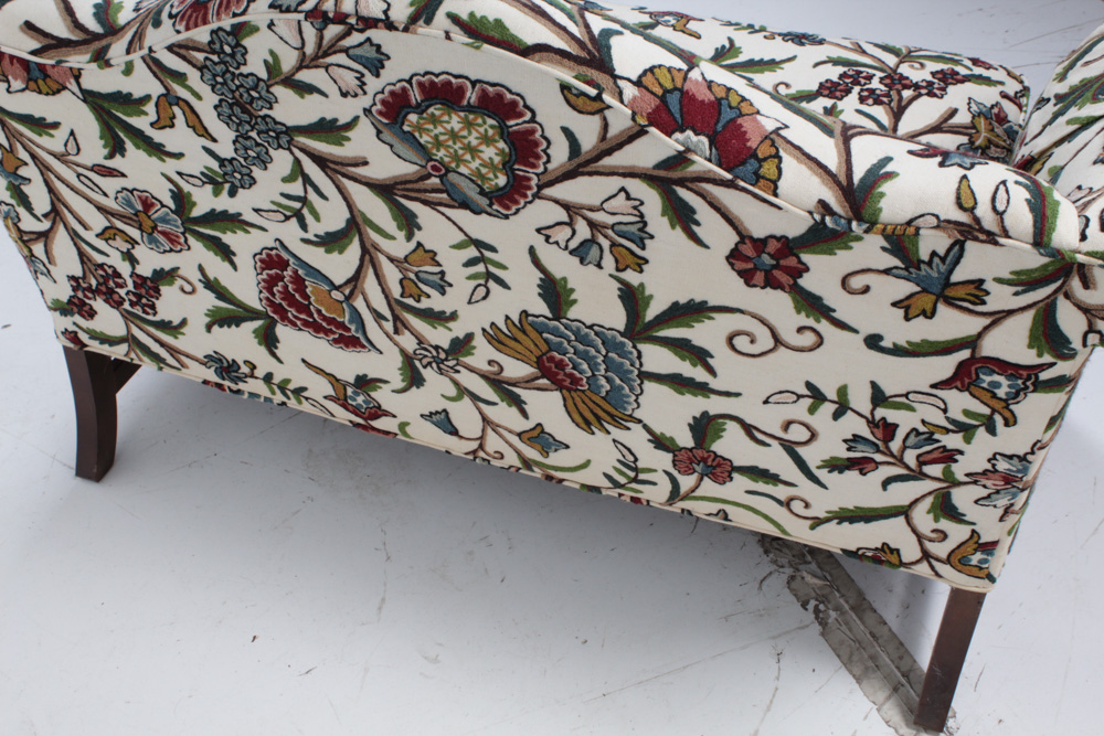 Ethan Allen Traditional Classics Cruel Upholstered Loveseat