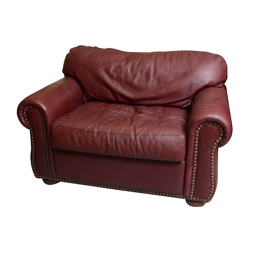 Leather Armchair by American Leather
