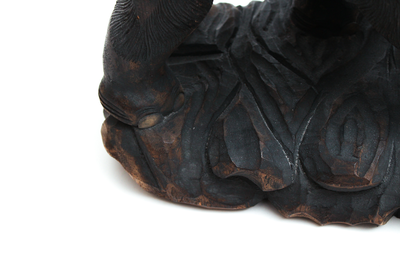 Wooden Elephant Carving