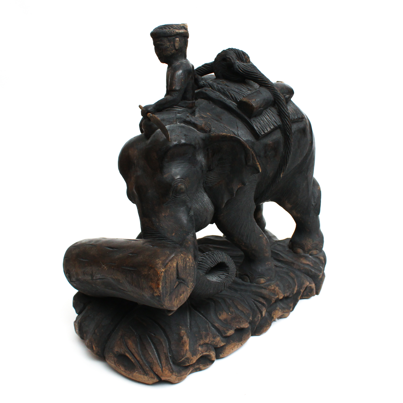 Wooden Elephant Carving