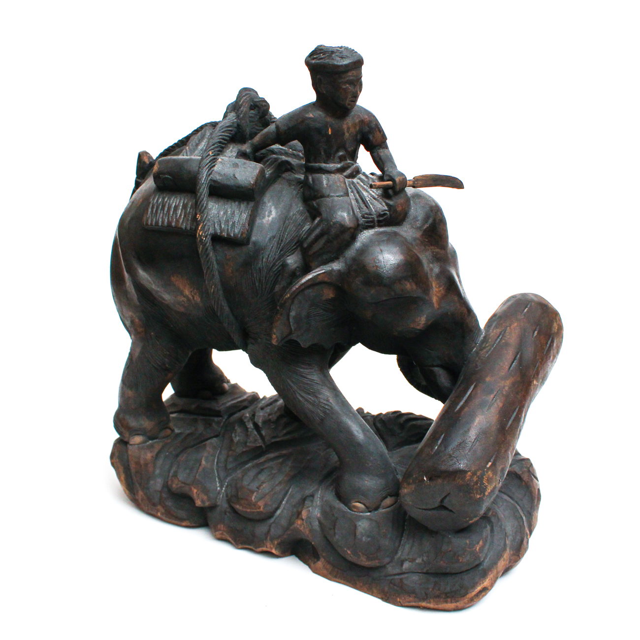 Wooden Elephant Carving
