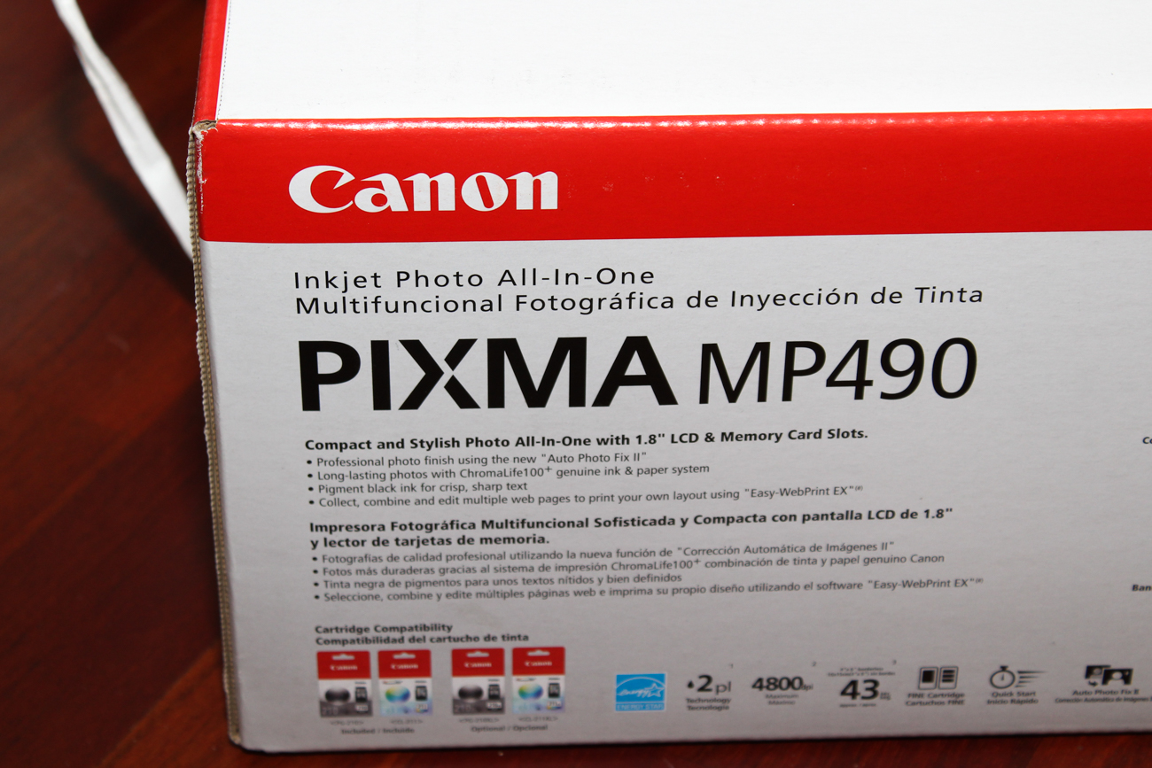 Pixma MP490 Canon Printer