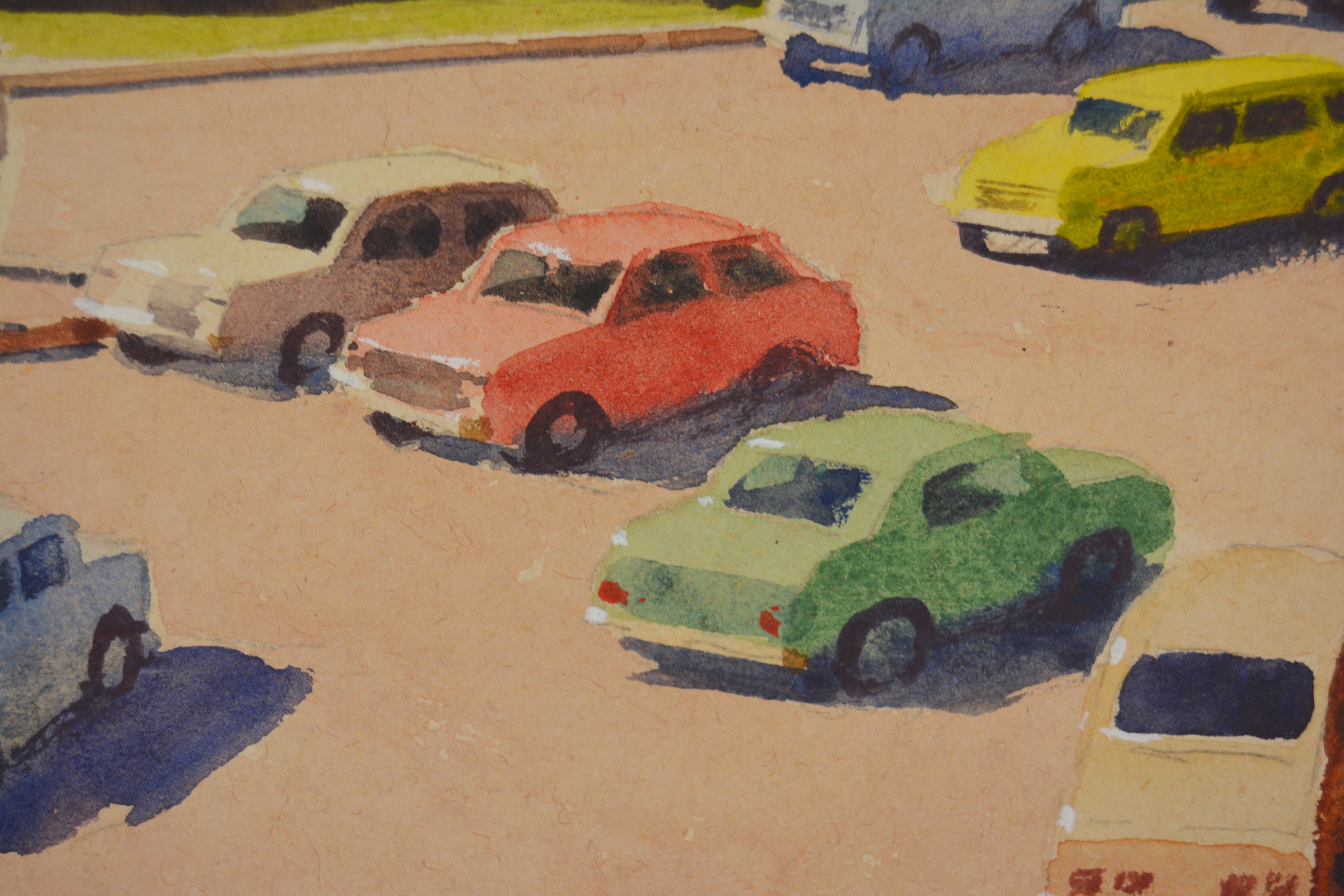 Edmond J. Fitzgerald Original Watercolor "Spring Grove At Winton"