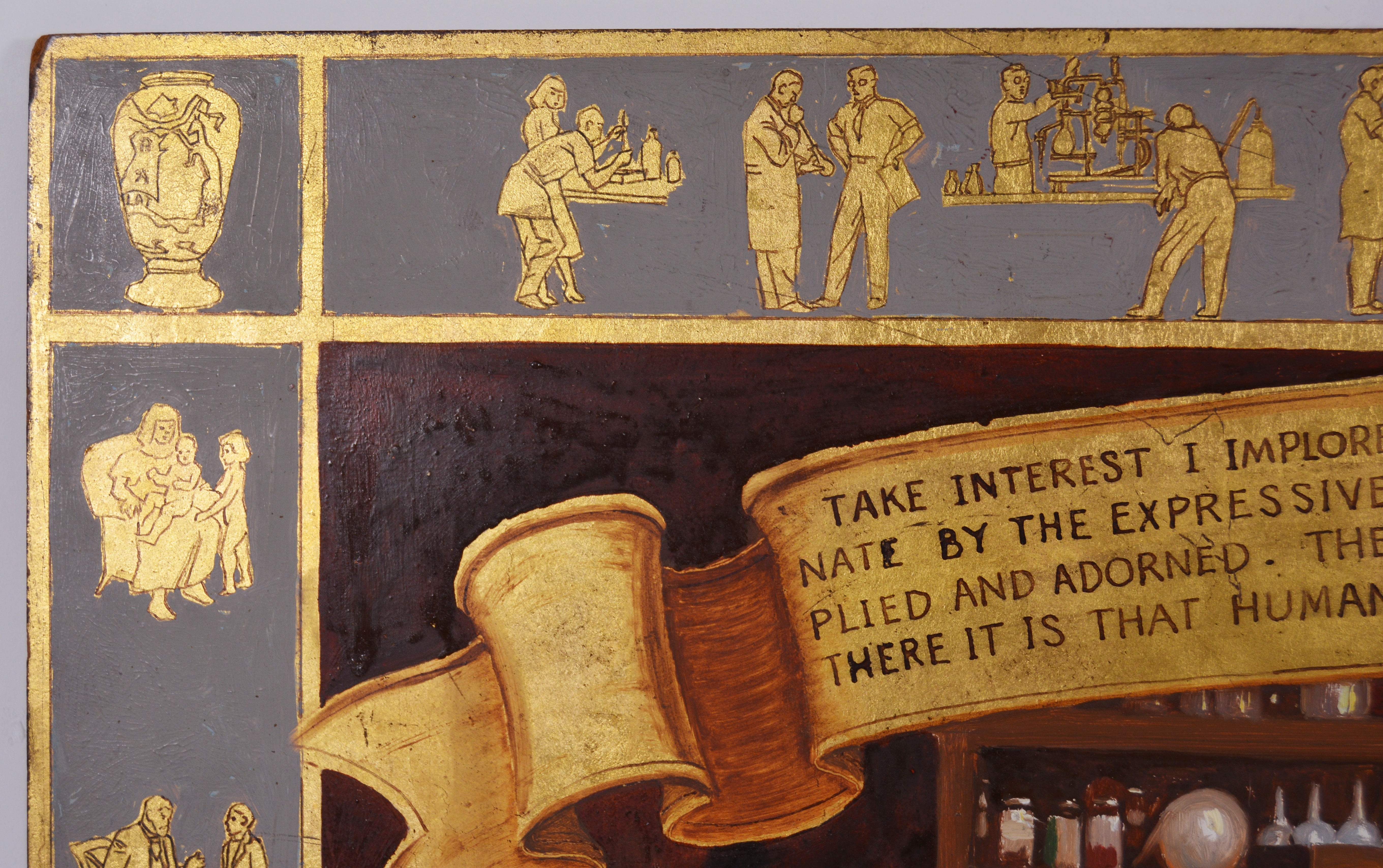 Edmond J. Fitzgerald Oil Painting of Louis Pasteur