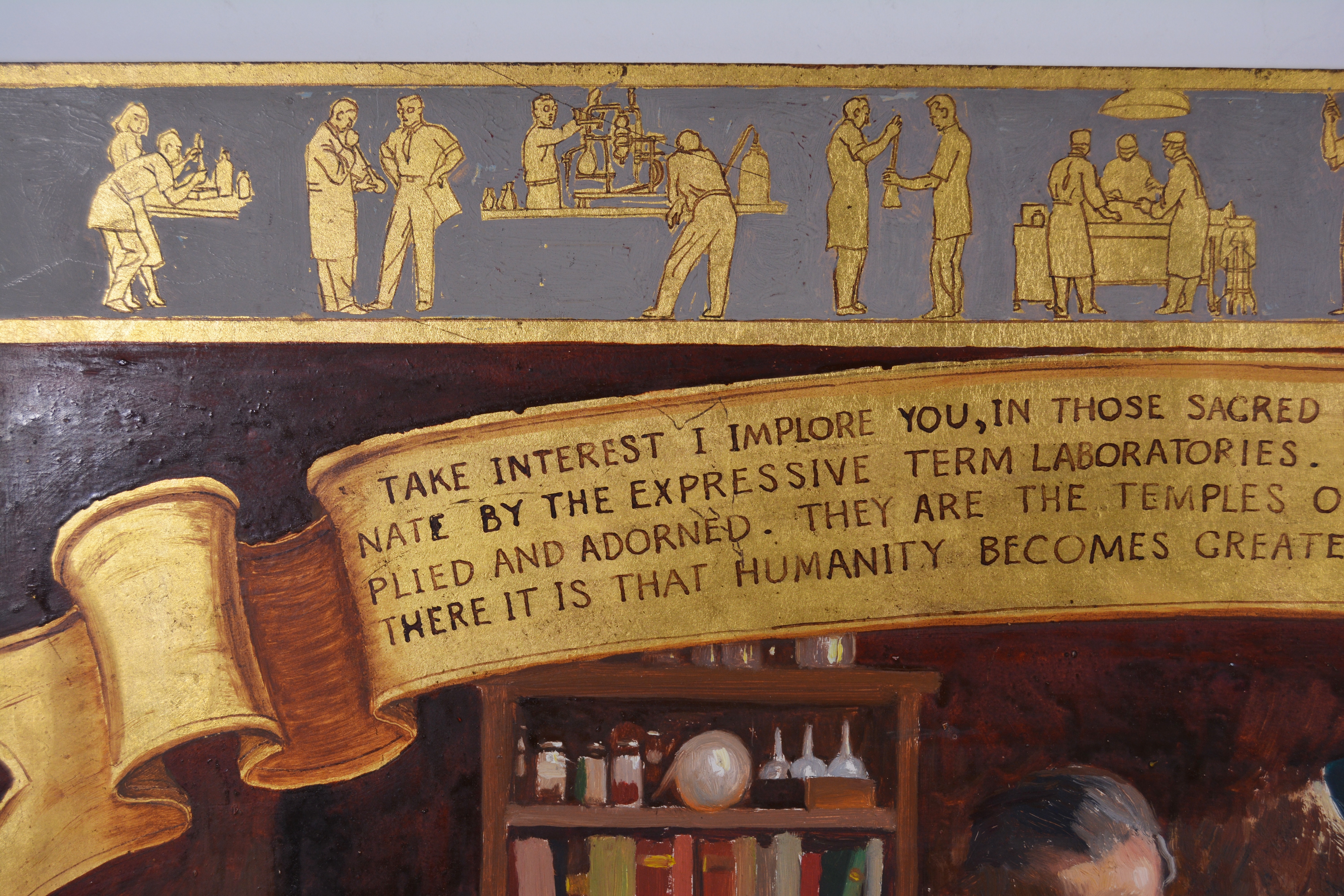 Edmond J. Fitzgerald Oil Painting of Louis Pasteur