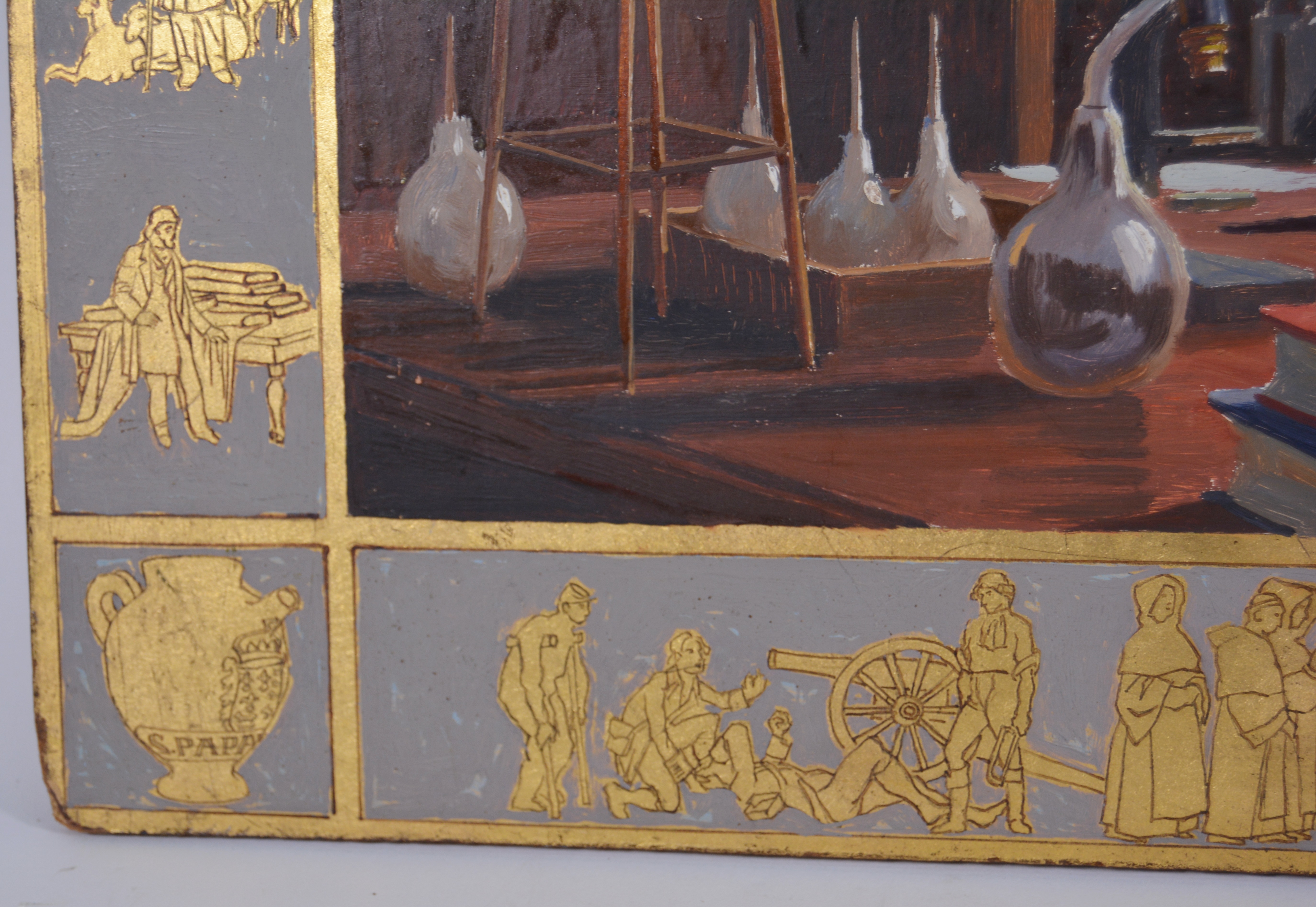 Edmond J. Fitzgerald Oil Painting of Louis Pasteur