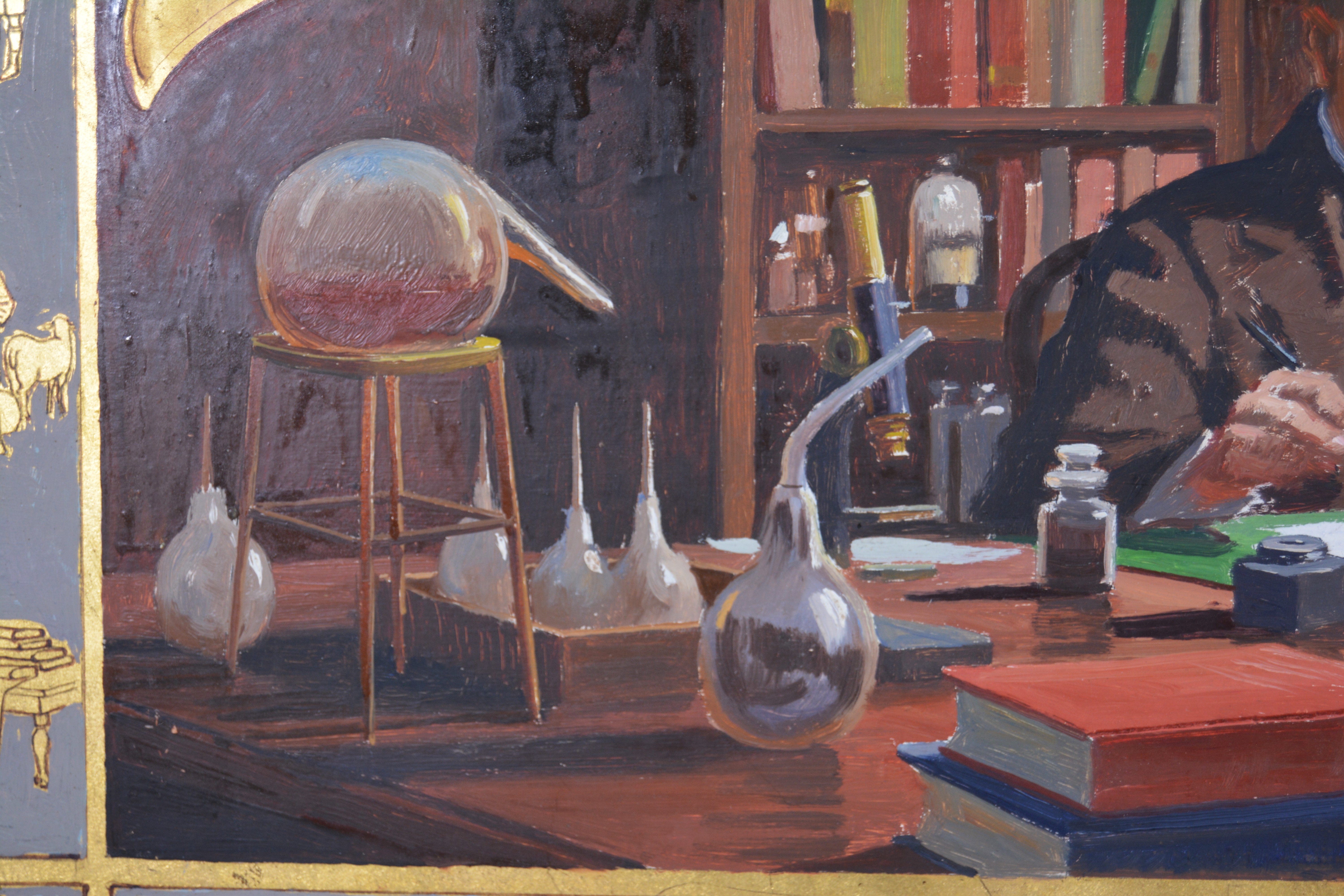 Edmond J. Fitzgerald Oil Painting of Louis Pasteur