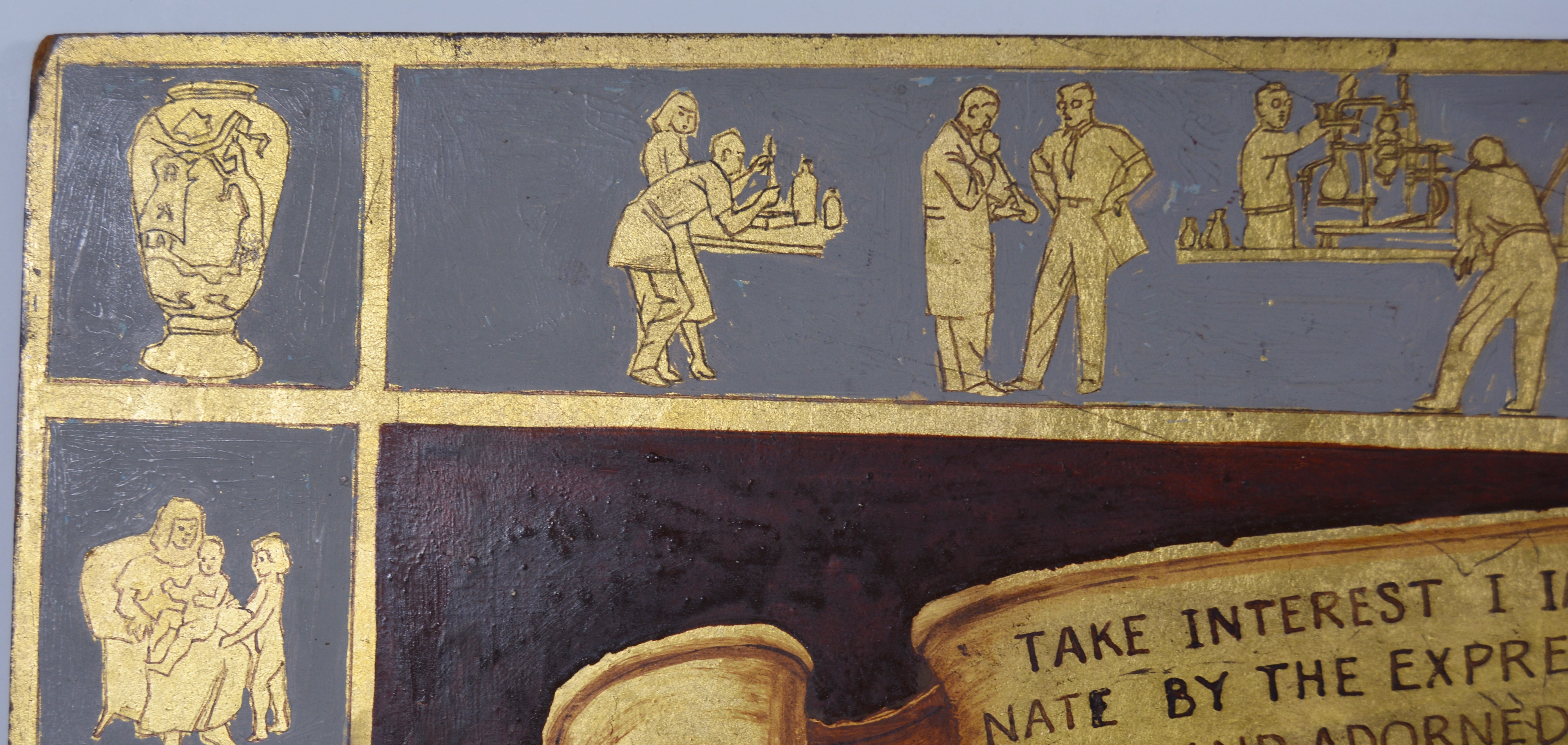 Edmond J. Fitzgerald Oil Painting of Louis Pasteur