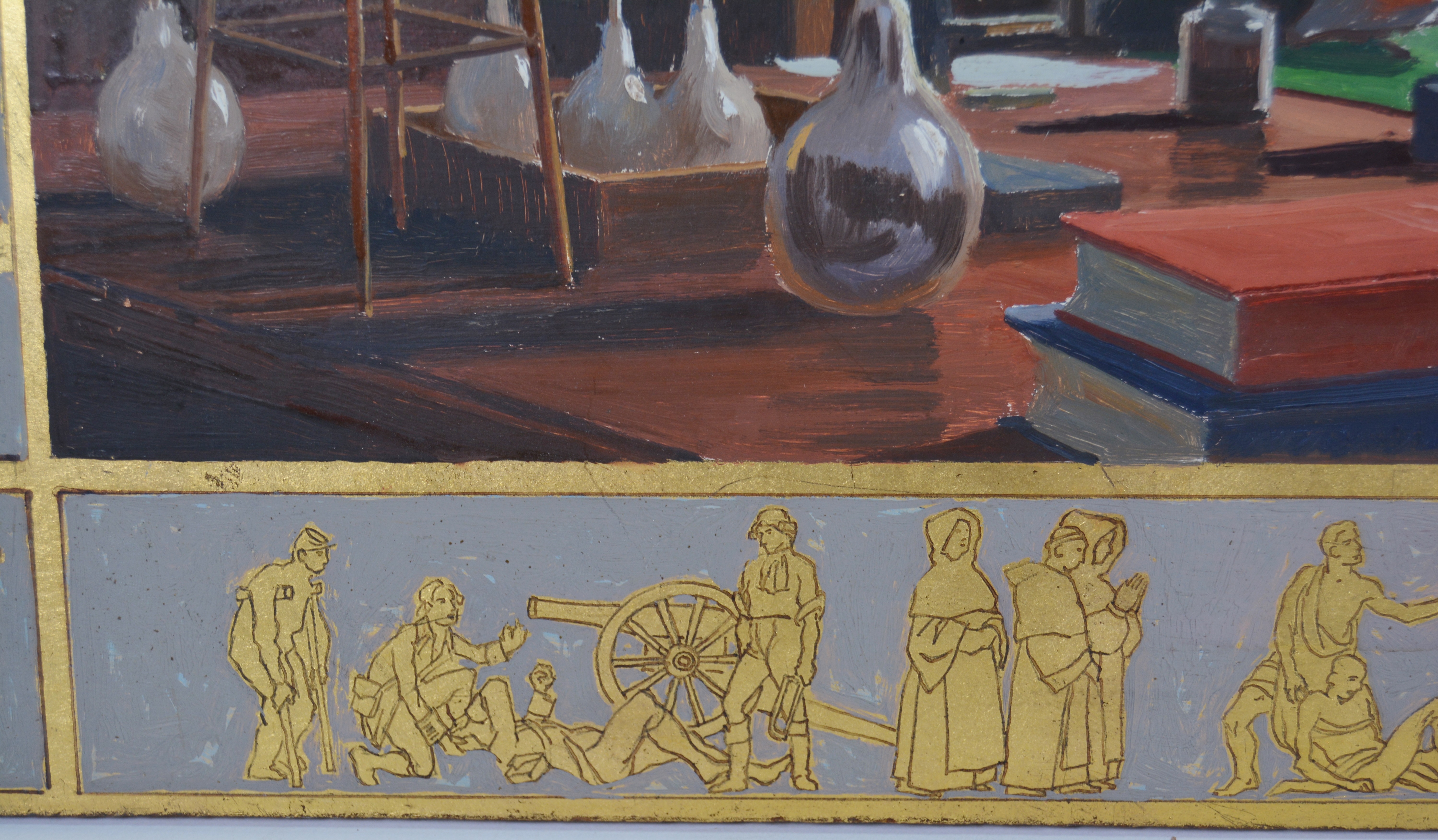 Edmond J. Fitzgerald Oil Painting of Louis Pasteur