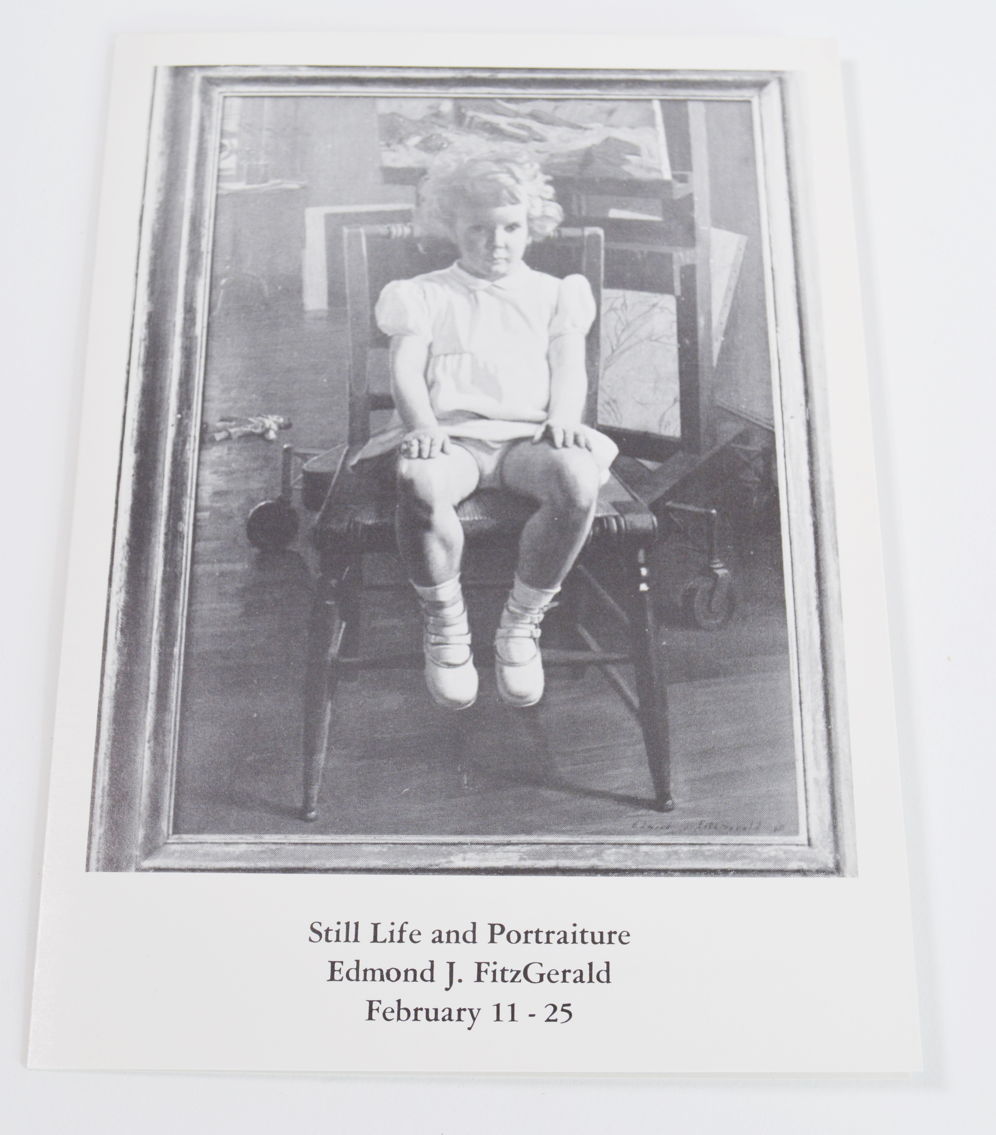 Edmond J. Fitzgerald Oil Painting "Portrait of Desme"