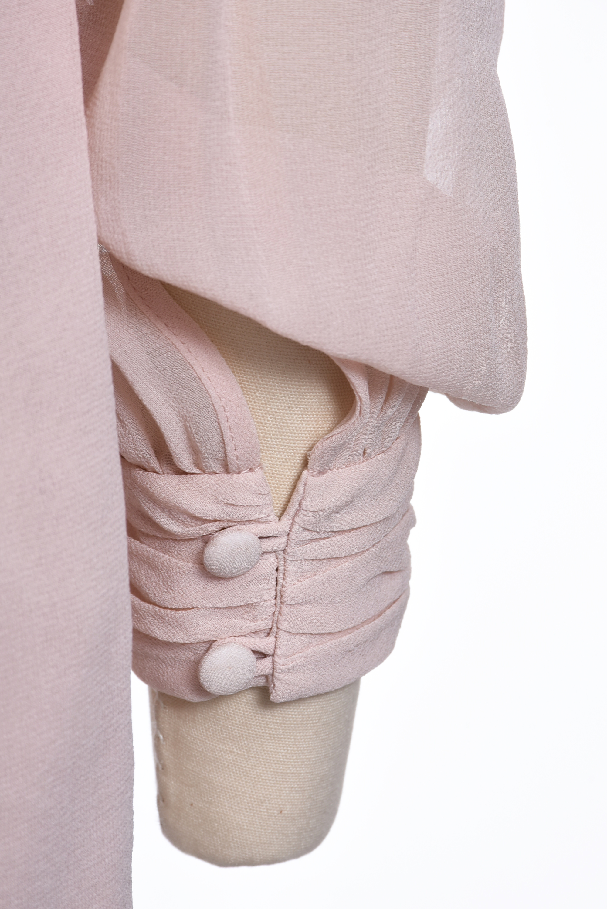 Tory Burch Silk Blouses in Pale Petal Pink and Peacock Blue