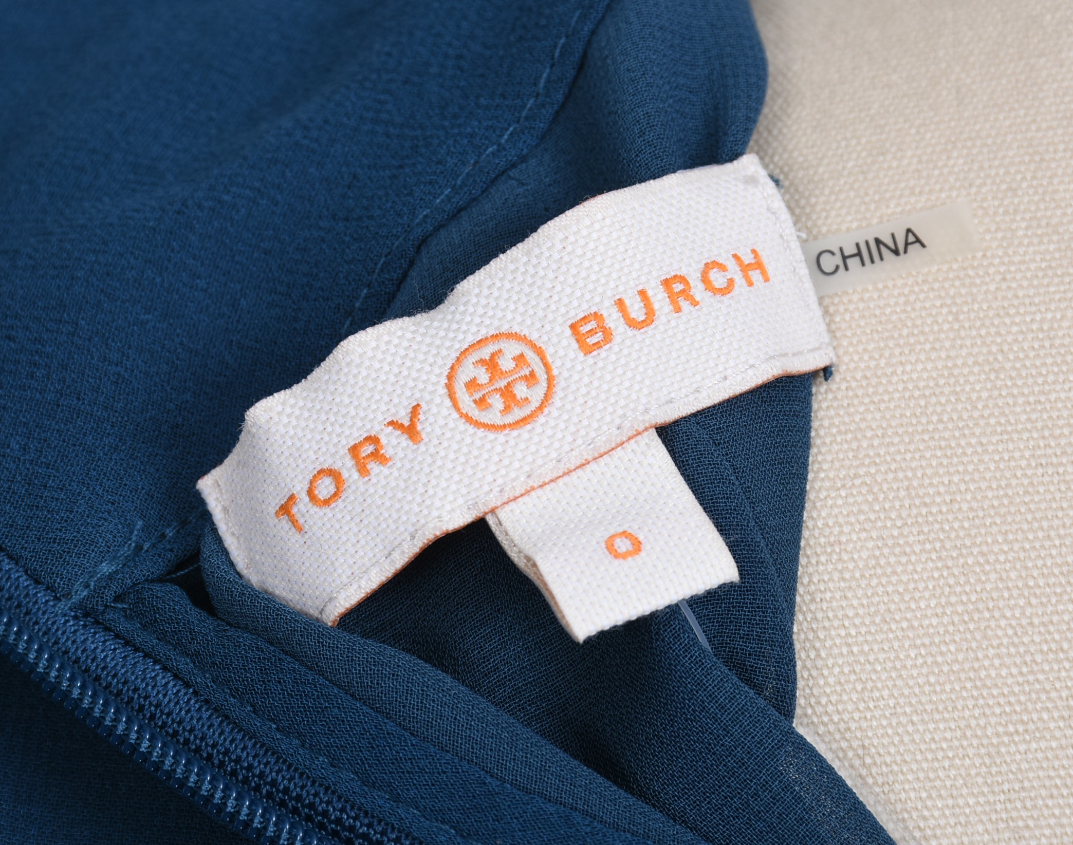 Tory Burch Silk Blouses in Pale Petal Pink and Peacock Blue