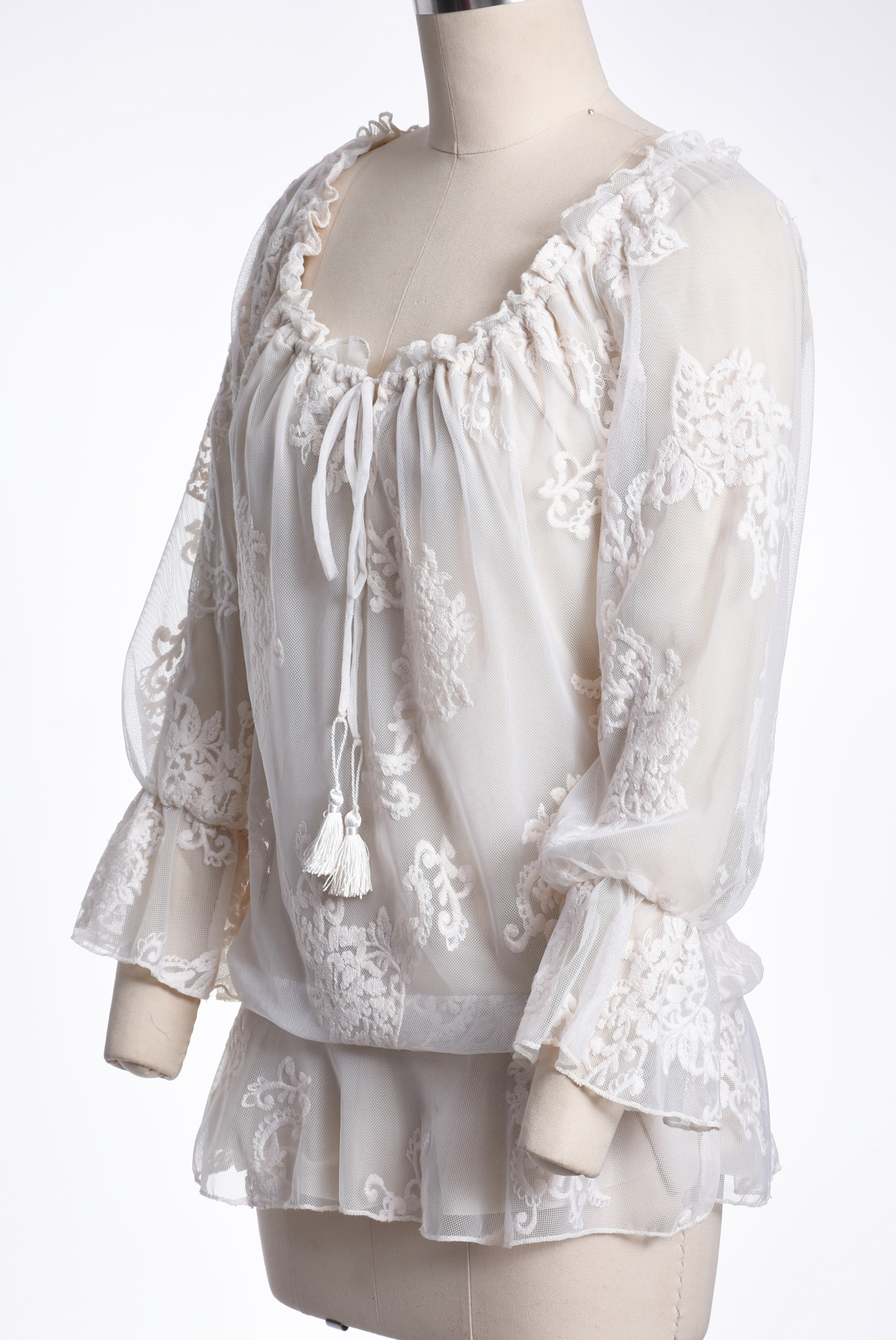 PilyQ Cardigan Top and Elaua Kattau Peasant Top