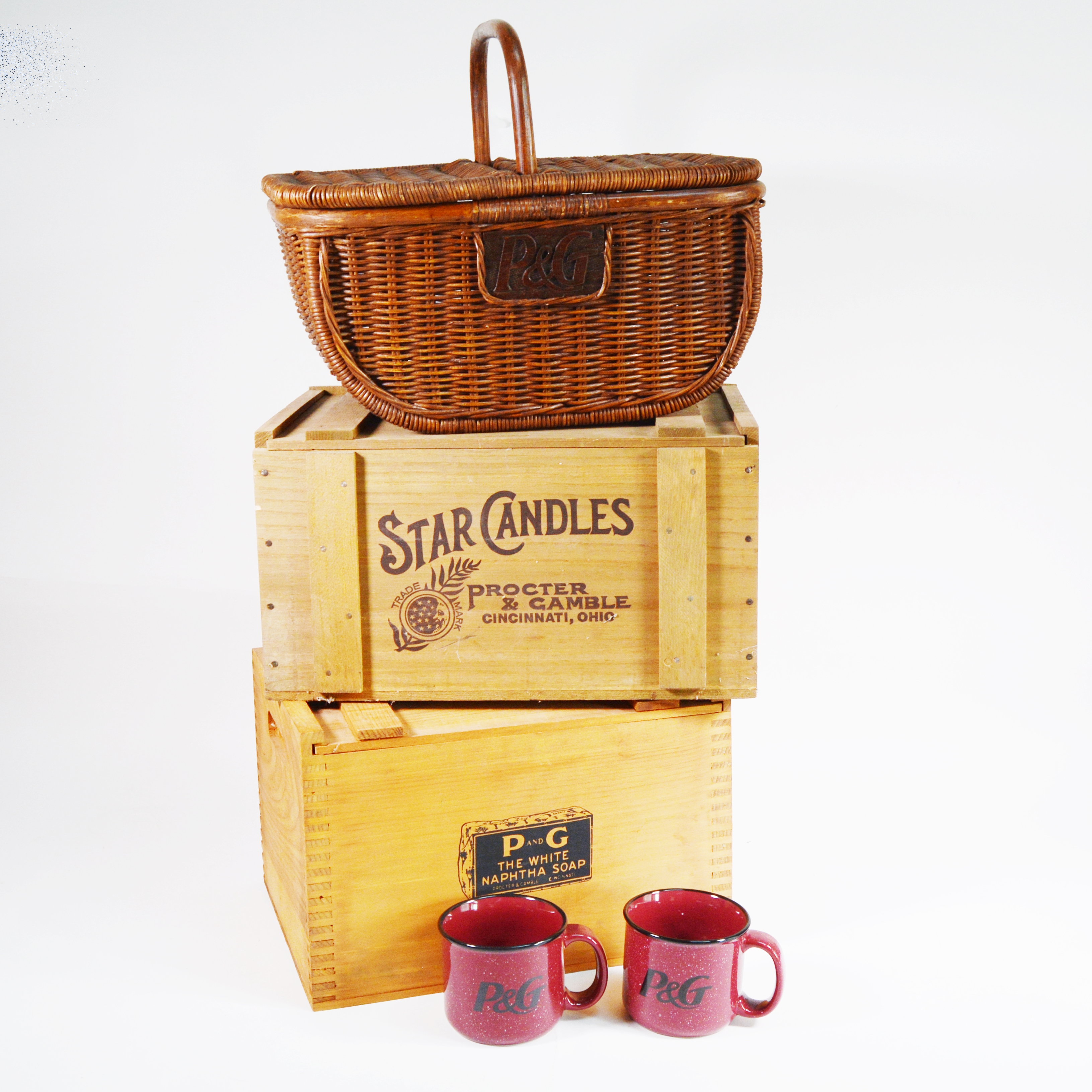 Vintage Procter & Gamble Boxes and Basket