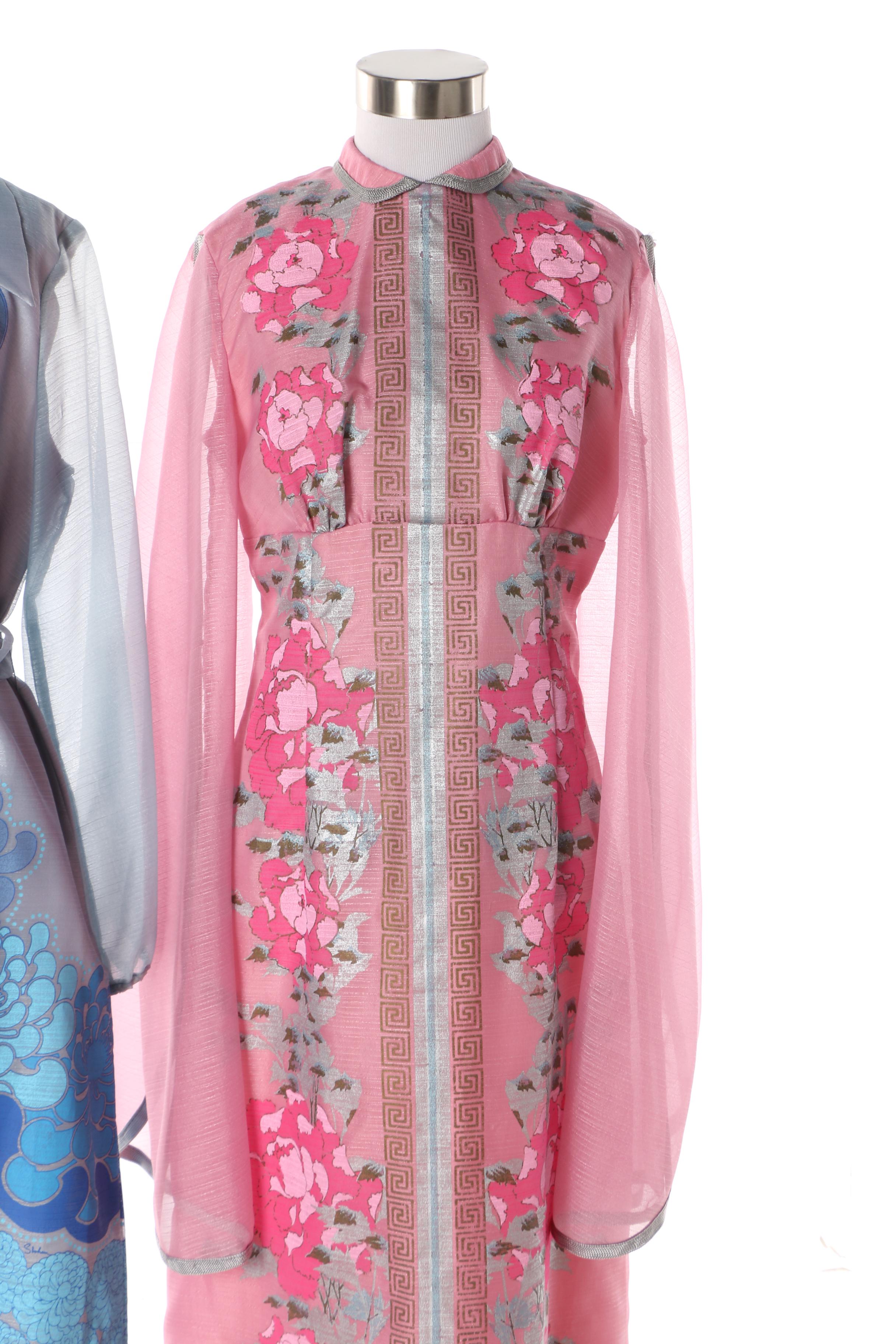 1960s Alfred Shaheen Hand-Stenciled Dresses