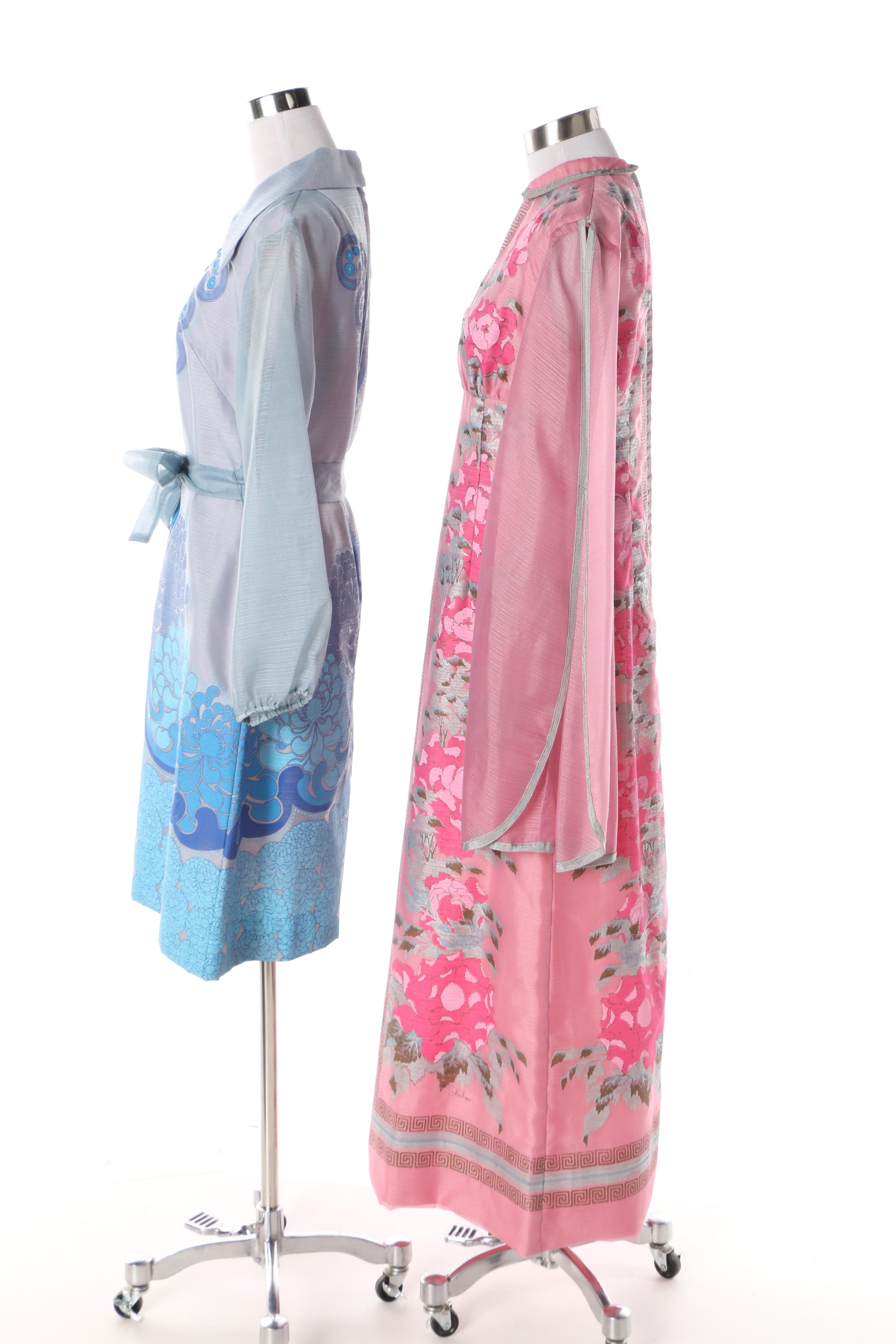 1960s Alfred Shaheen Hand-Stenciled Dresses