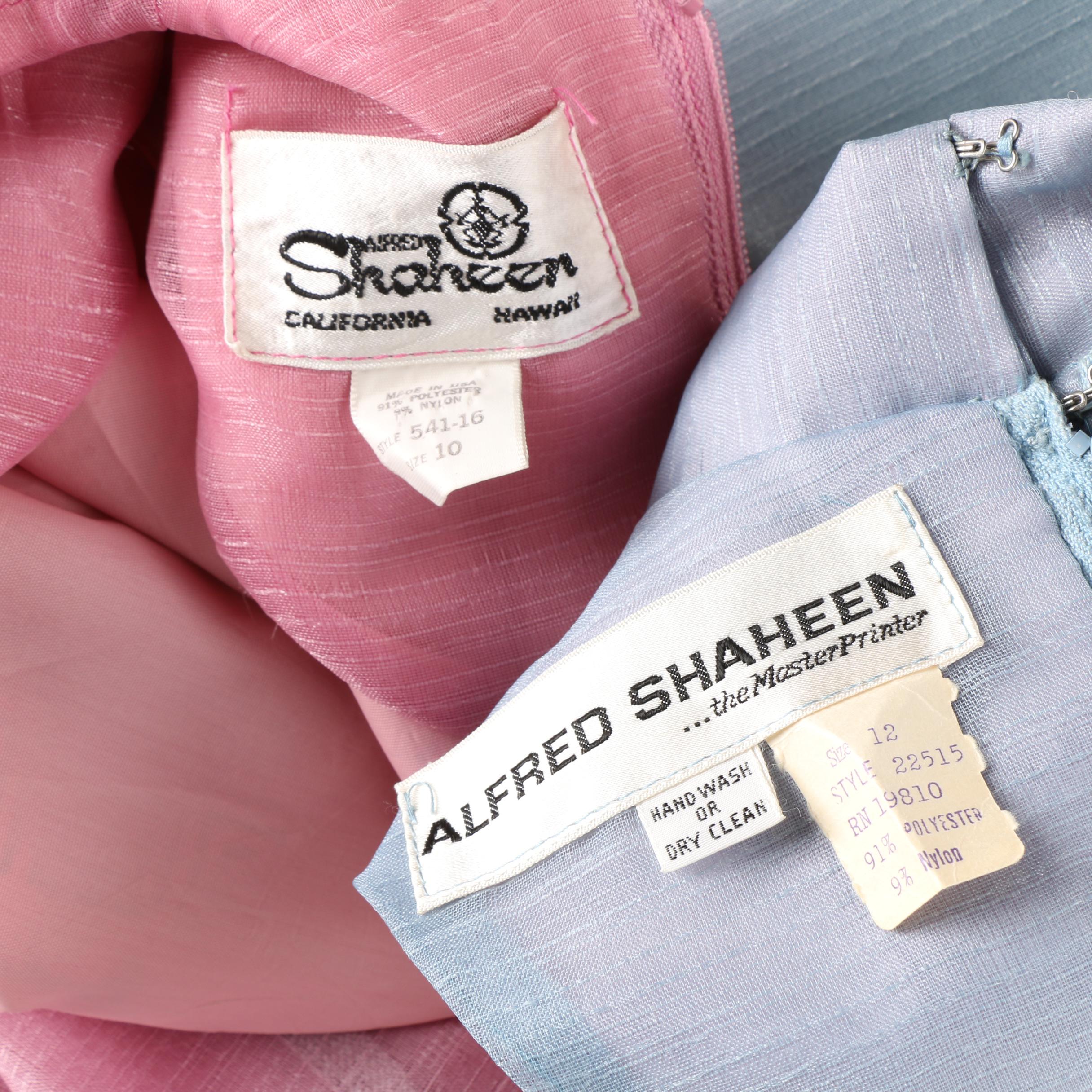 1960s Alfred Shaheen Hand-Stenciled Dresses