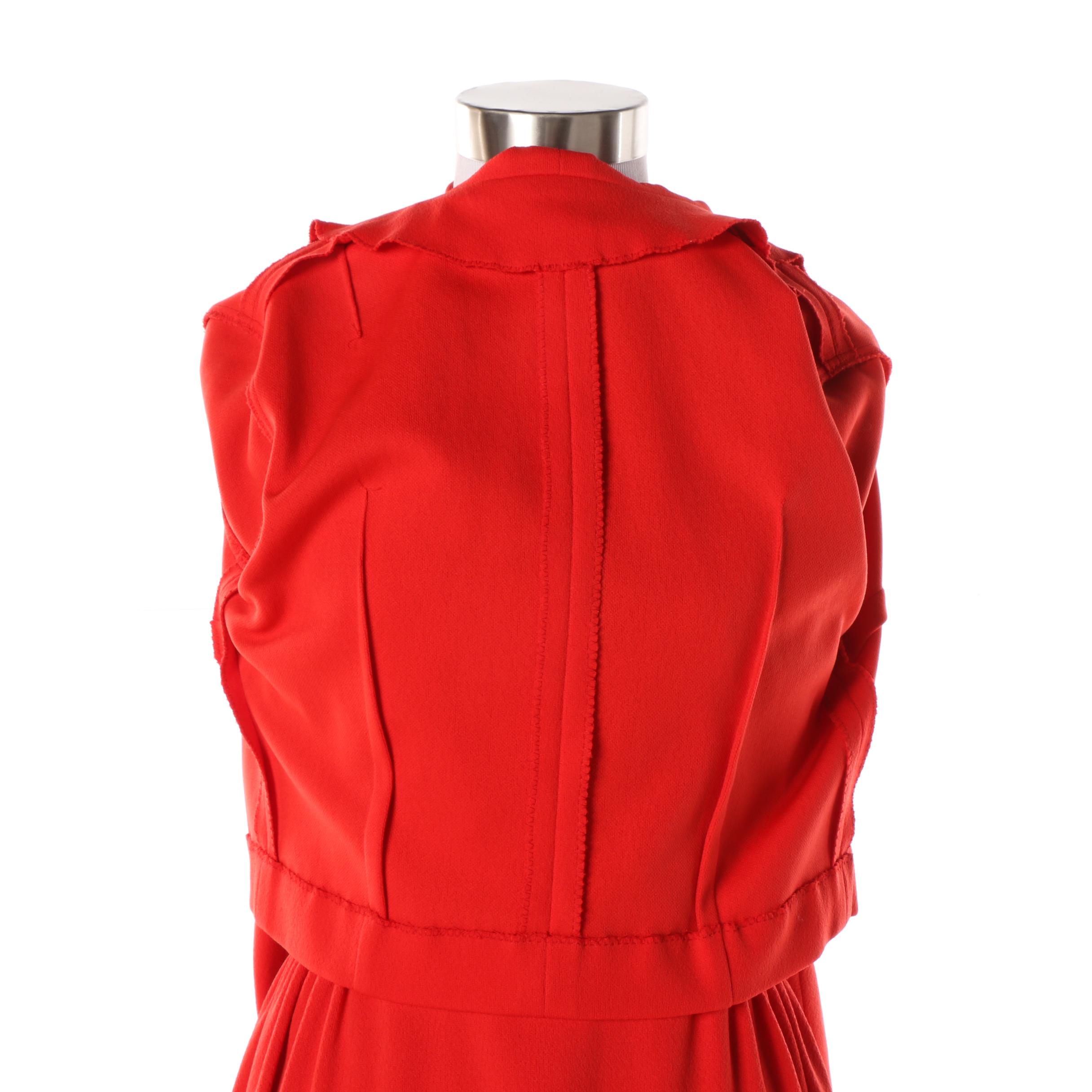 Vintage Ghost and Neiman Marcus Knit and Silk Dresses with Other Red Maxi Dress