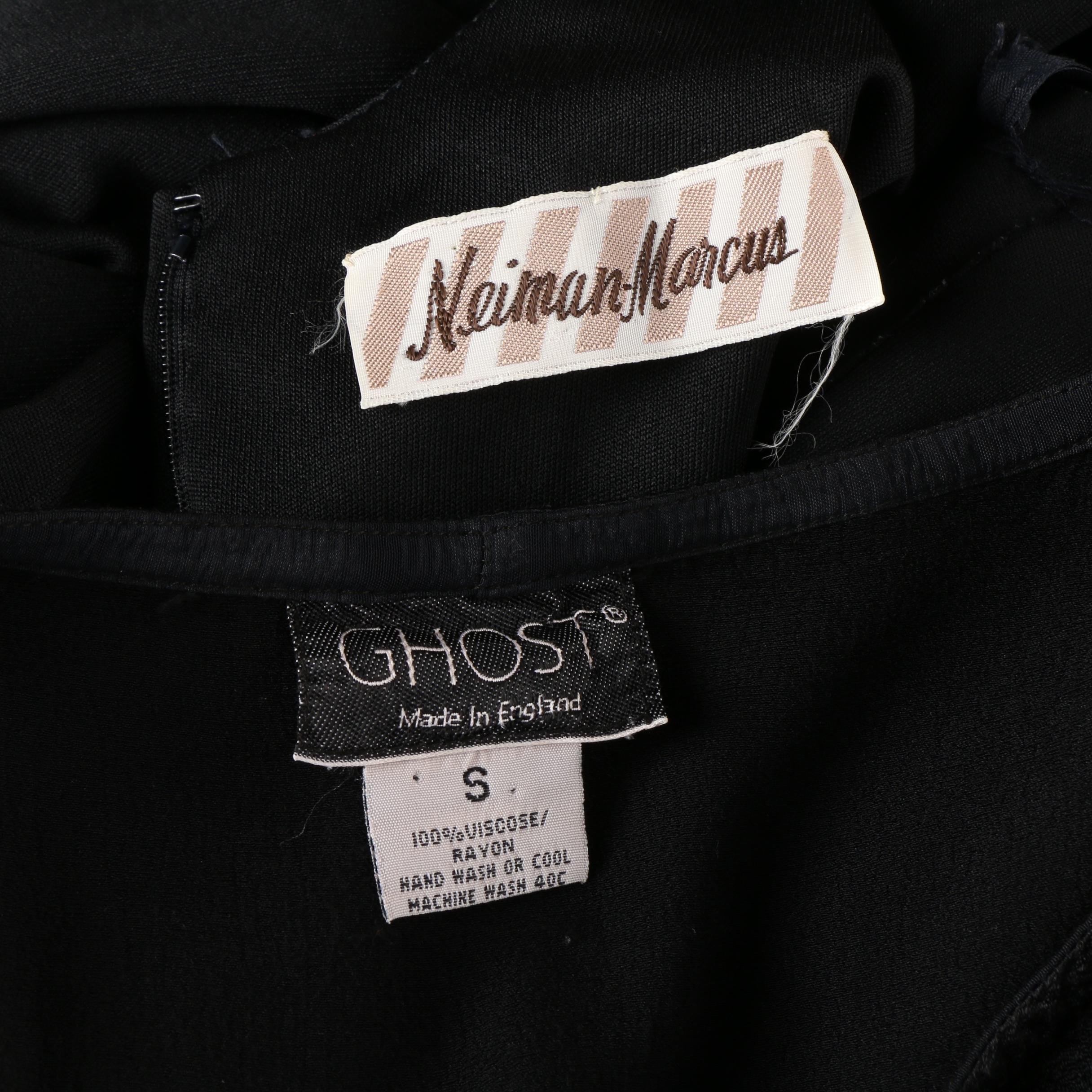 Vintage Ghost and Neiman Marcus Knit and Silk Dresses with Other Red Maxi Dress