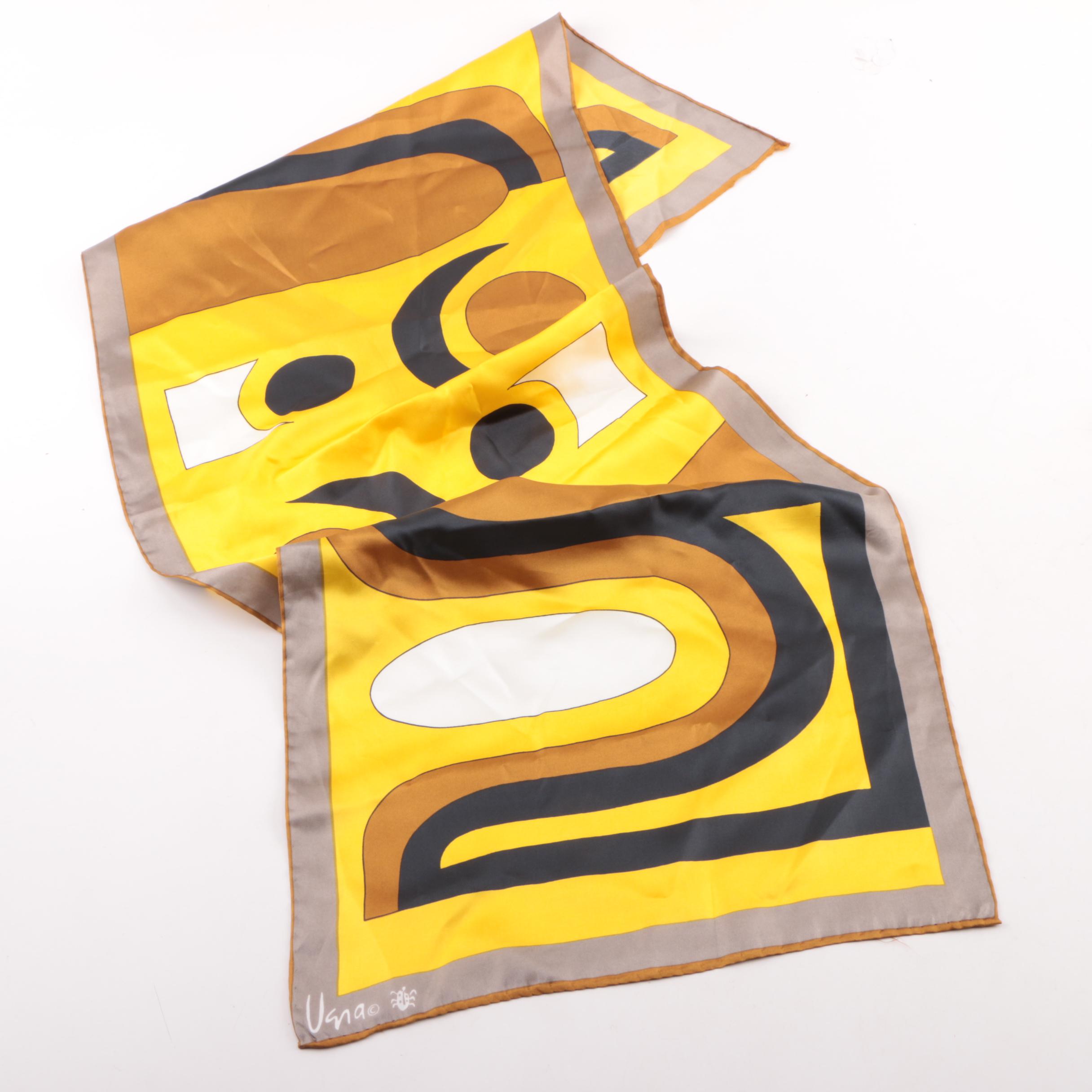 Isaac Mizrahi and Vera Neumann Silk Fashion Scarves