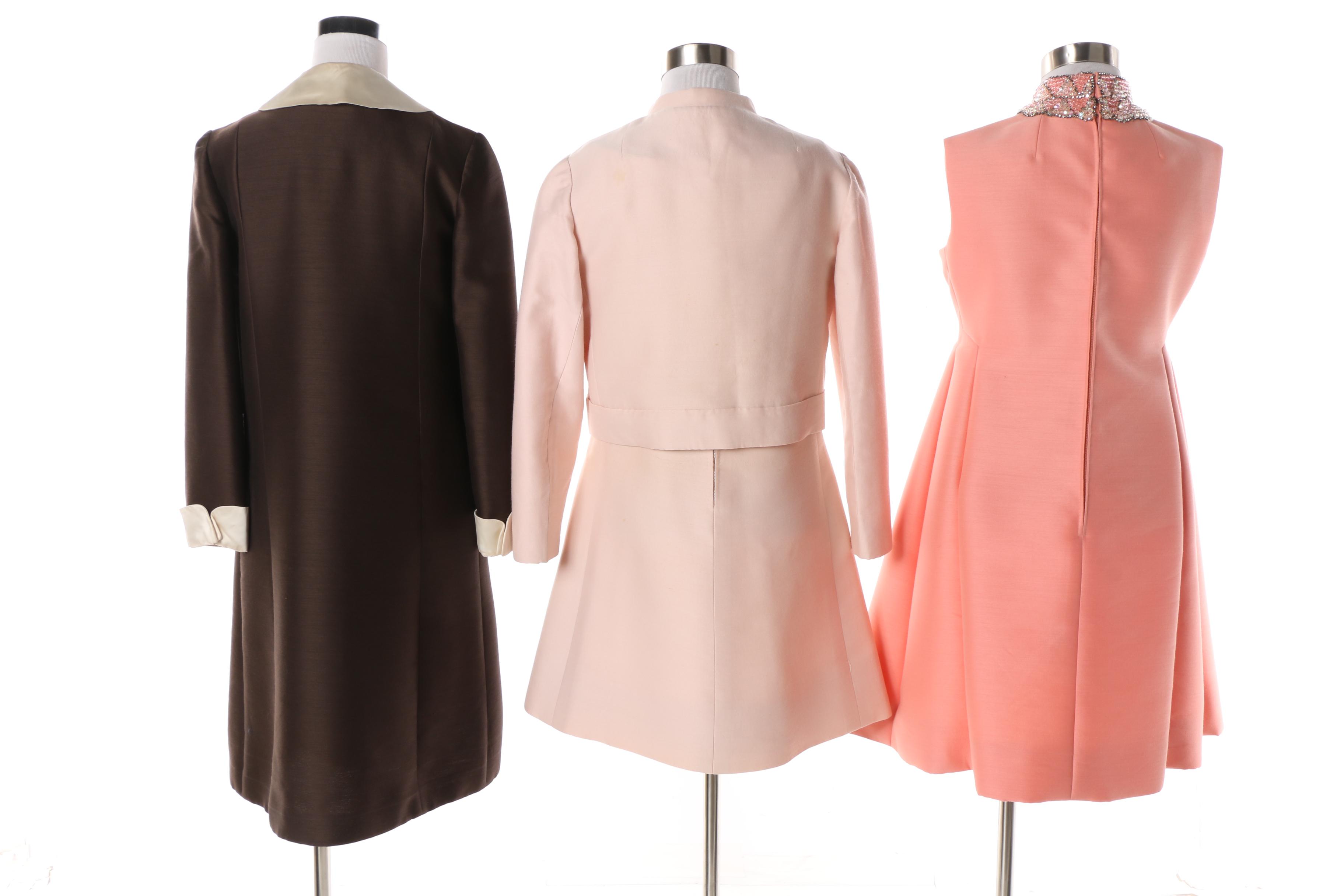 1960s Vintage Dresses Including Harold  Levine, Gino Charles, and Malcolm Starr