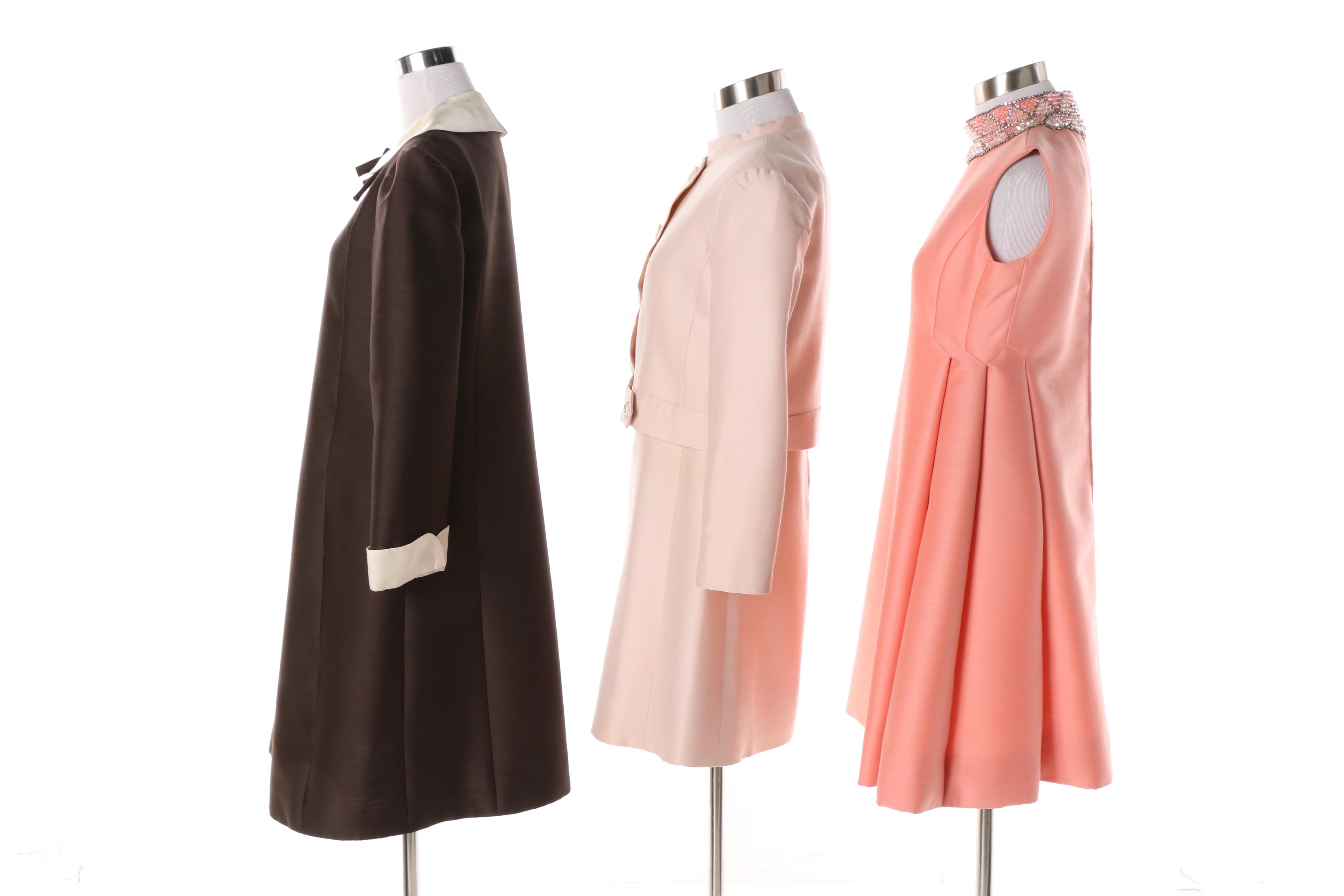 1960s Vintage Dresses Including Harold  Levine, Gino Charles, and Malcolm Starr