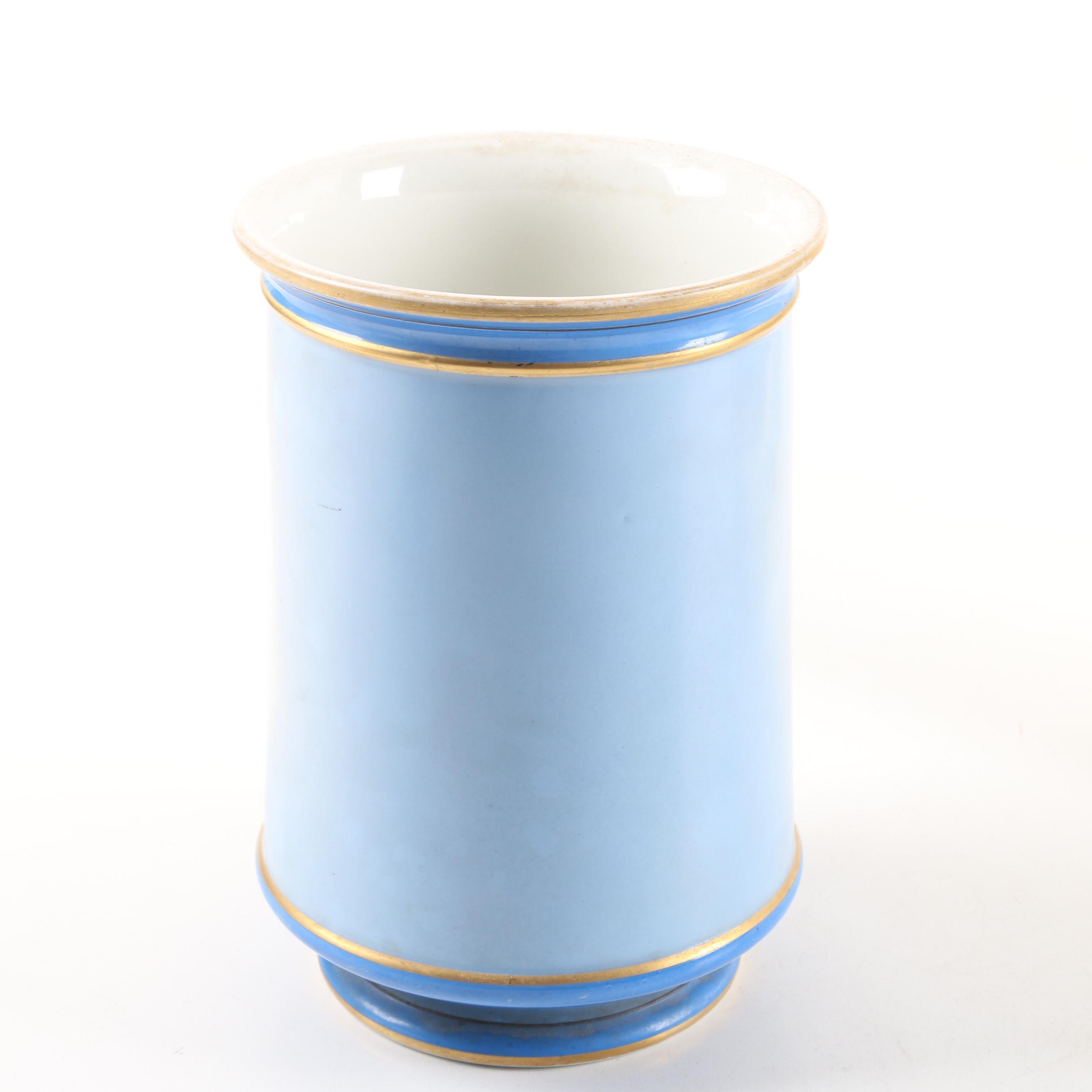 1908-11 Pouyat Porcelain Bowl with Planter and Steubenville Platter