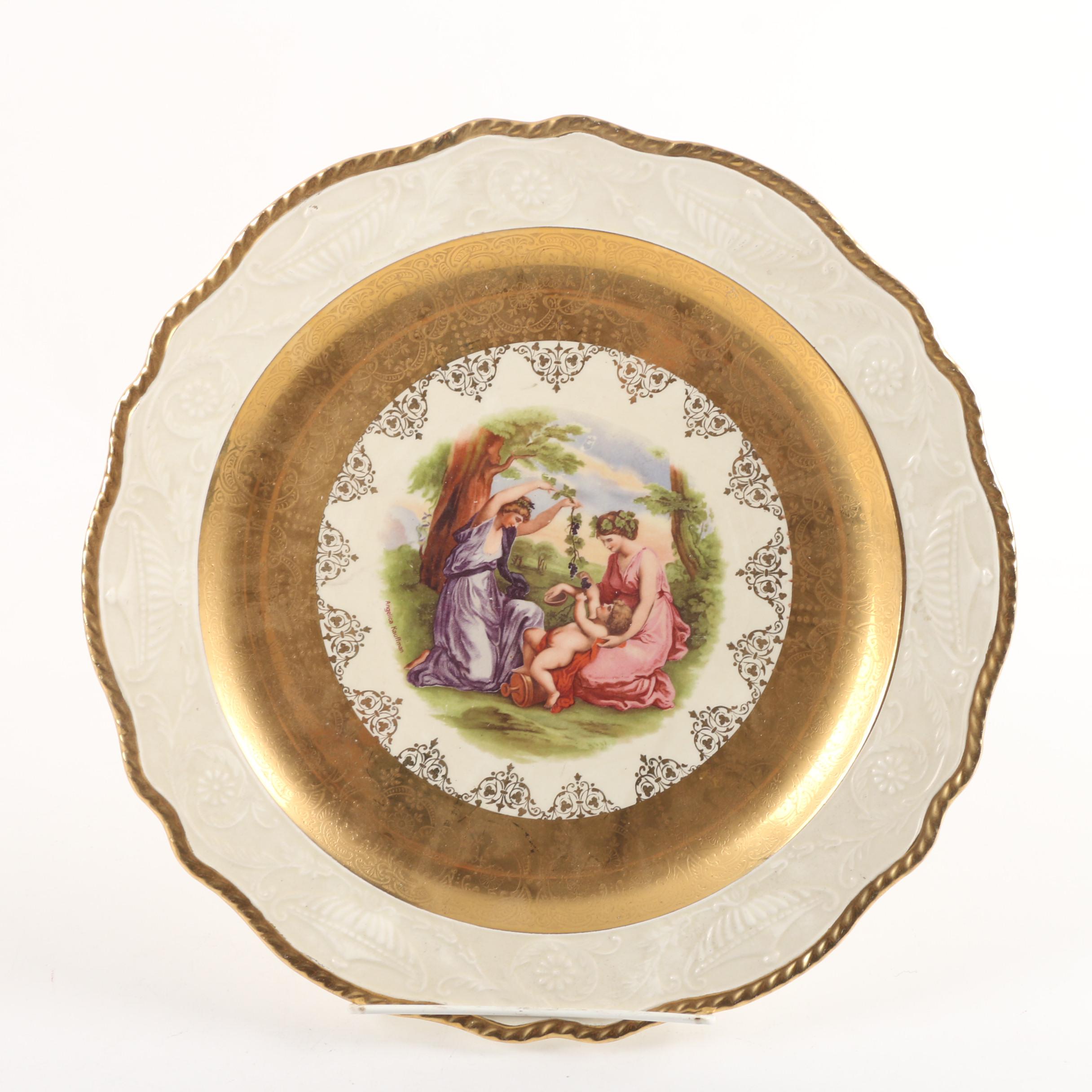 1908-11 Pouyat Porcelain Bowl with Planter and Steubenville Platter