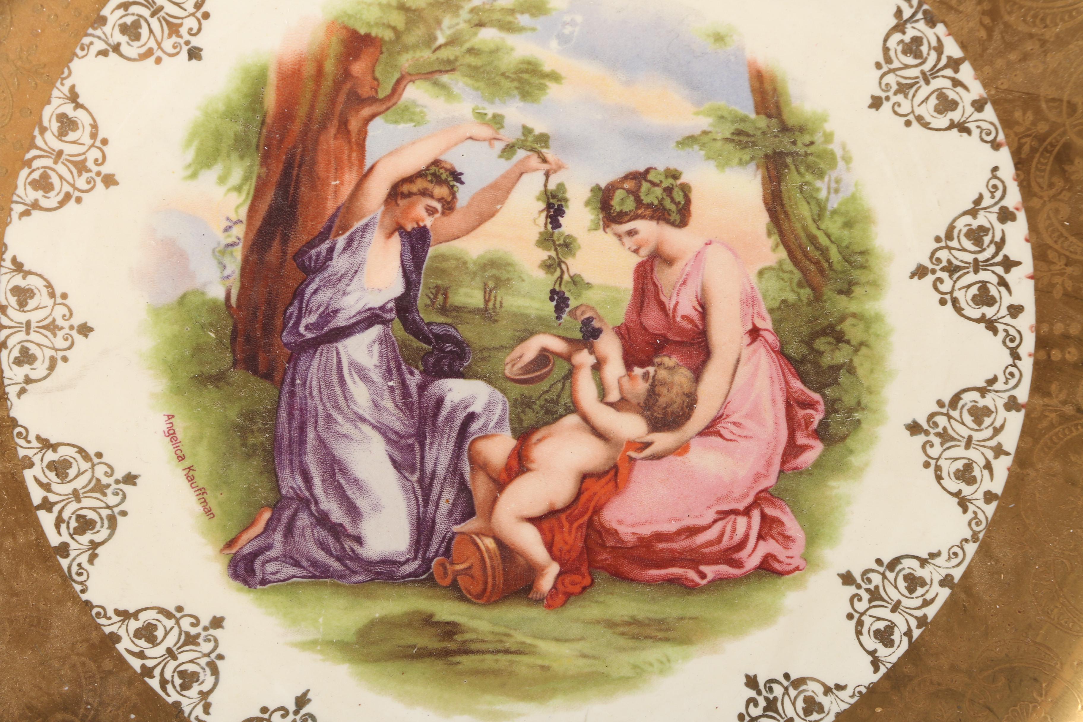 1908-11 Pouyat Porcelain Bowl with Planter and Steubenville Platter