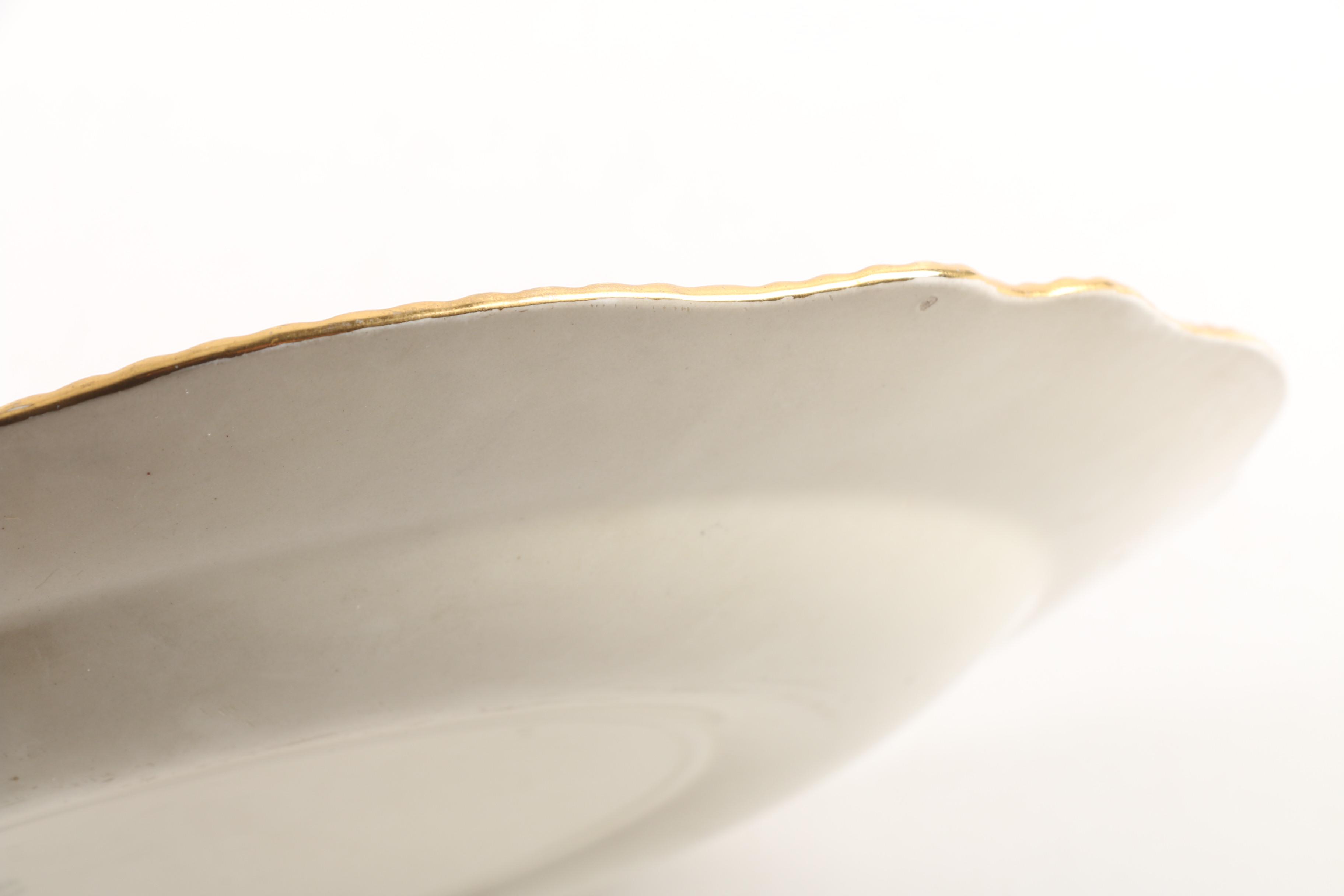 1908-11 Pouyat Porcelain Bowl with Planter and Steubenville Platter