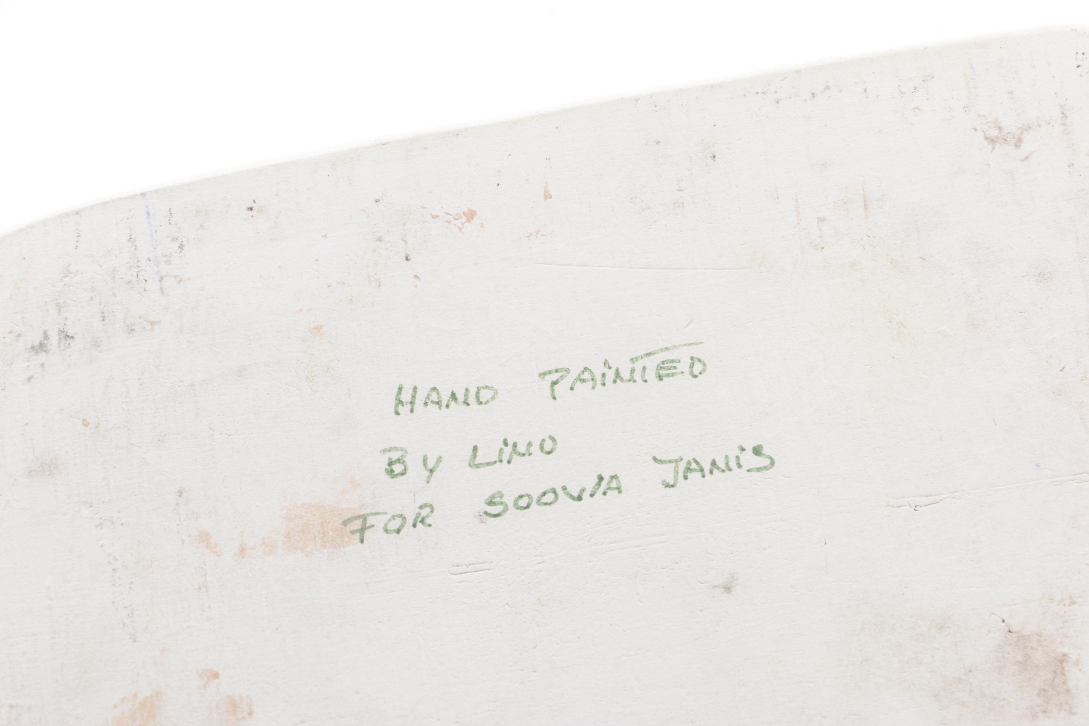 Vintage Hand-Painted Art Pottery Serveware featuring Soovia Janis