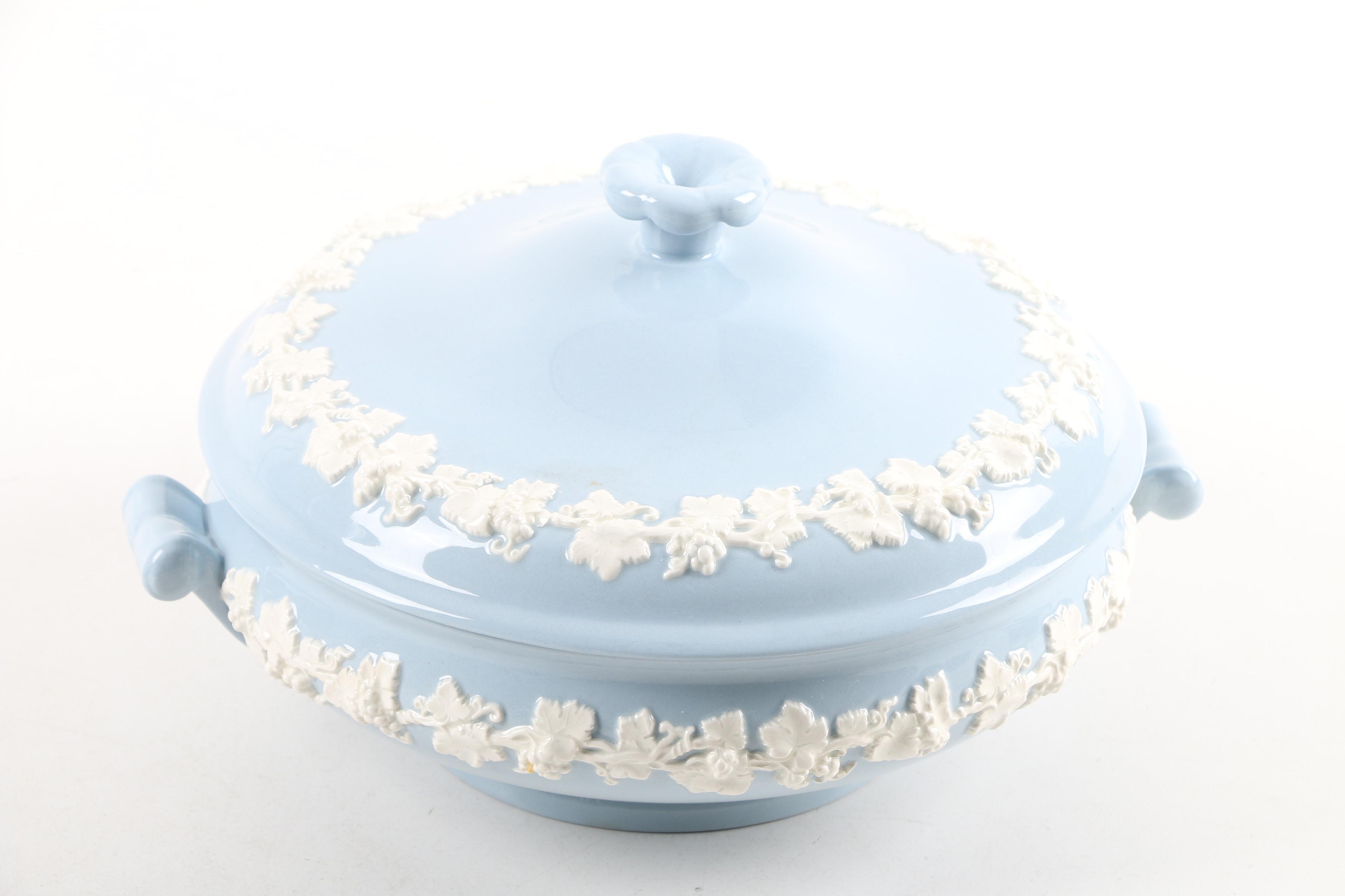 Vintage Wedgwood Embossed Queen's Ware Dinnerware