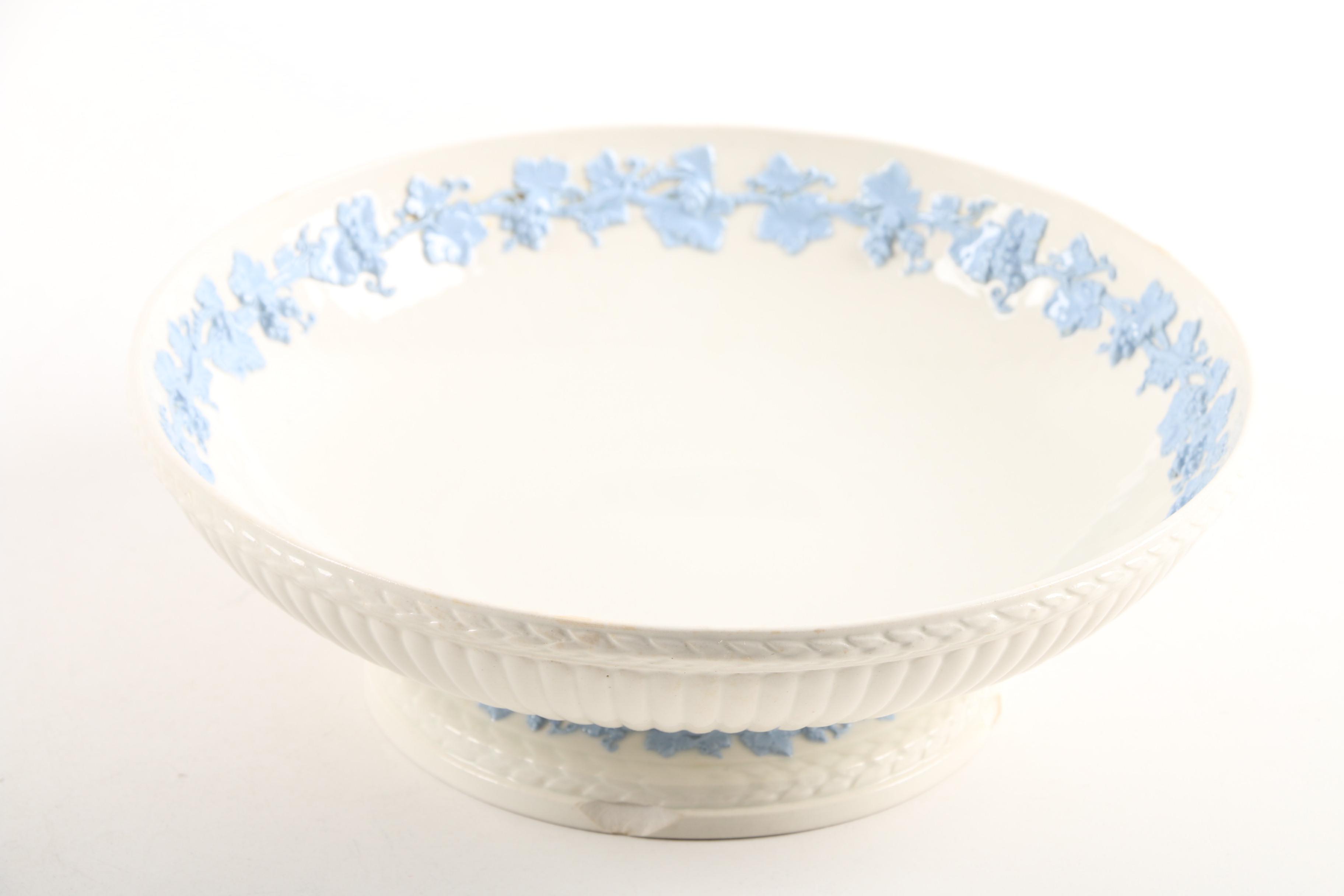 Vintage Wedgwood Embossed Queen's Ware Dinnerware