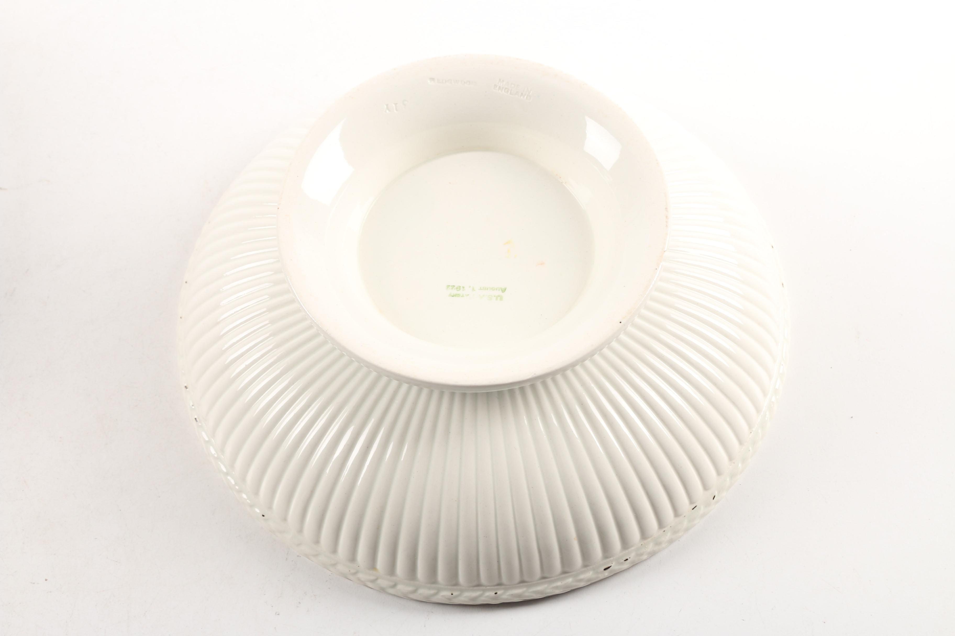 Vintage Wedgwood Embossed Queen's Ware Dinnerware