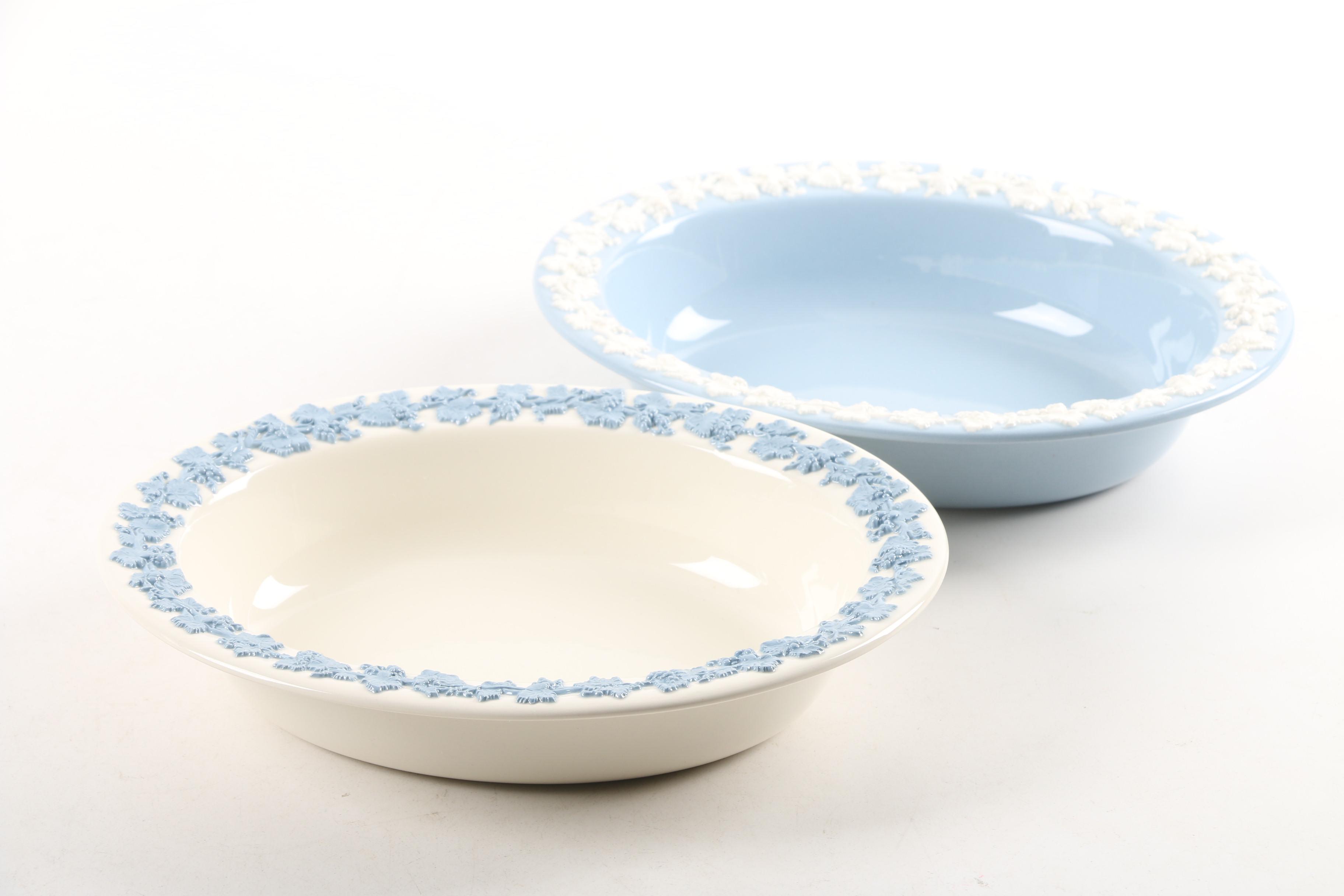 Vintage Wedgwood Embossed Queen's Ware Dinnerware