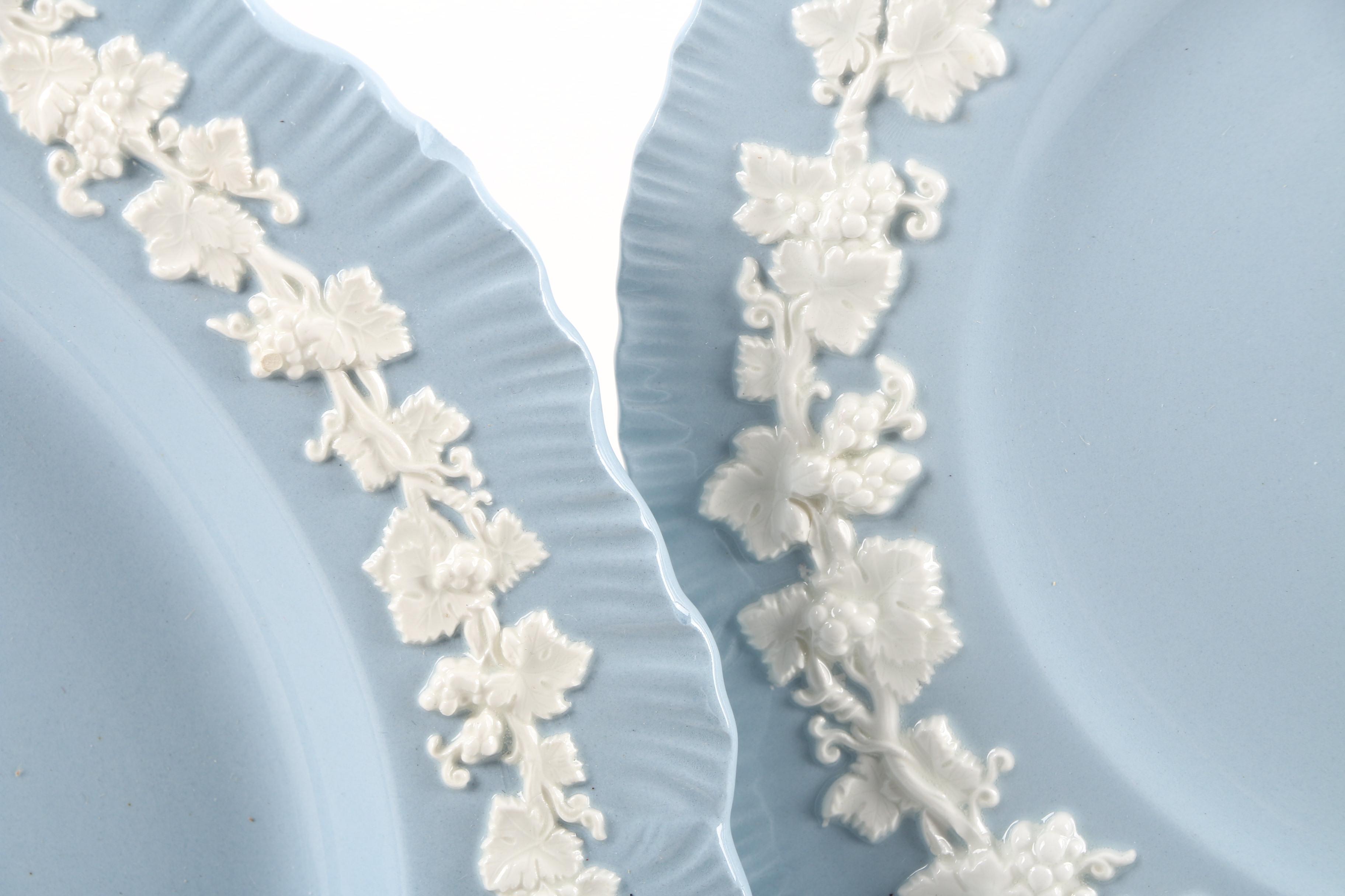 Vintage Wedgwood Embossed Queen's Ware Dinnerware