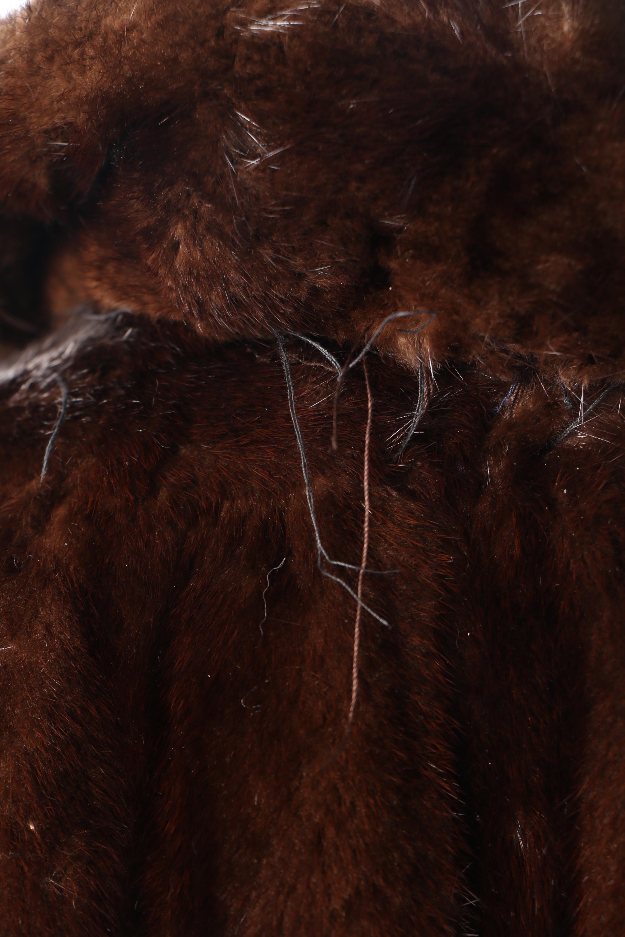 Women's 1960s Vintage Jacques Heim Dark Brown Mink Fur Coat