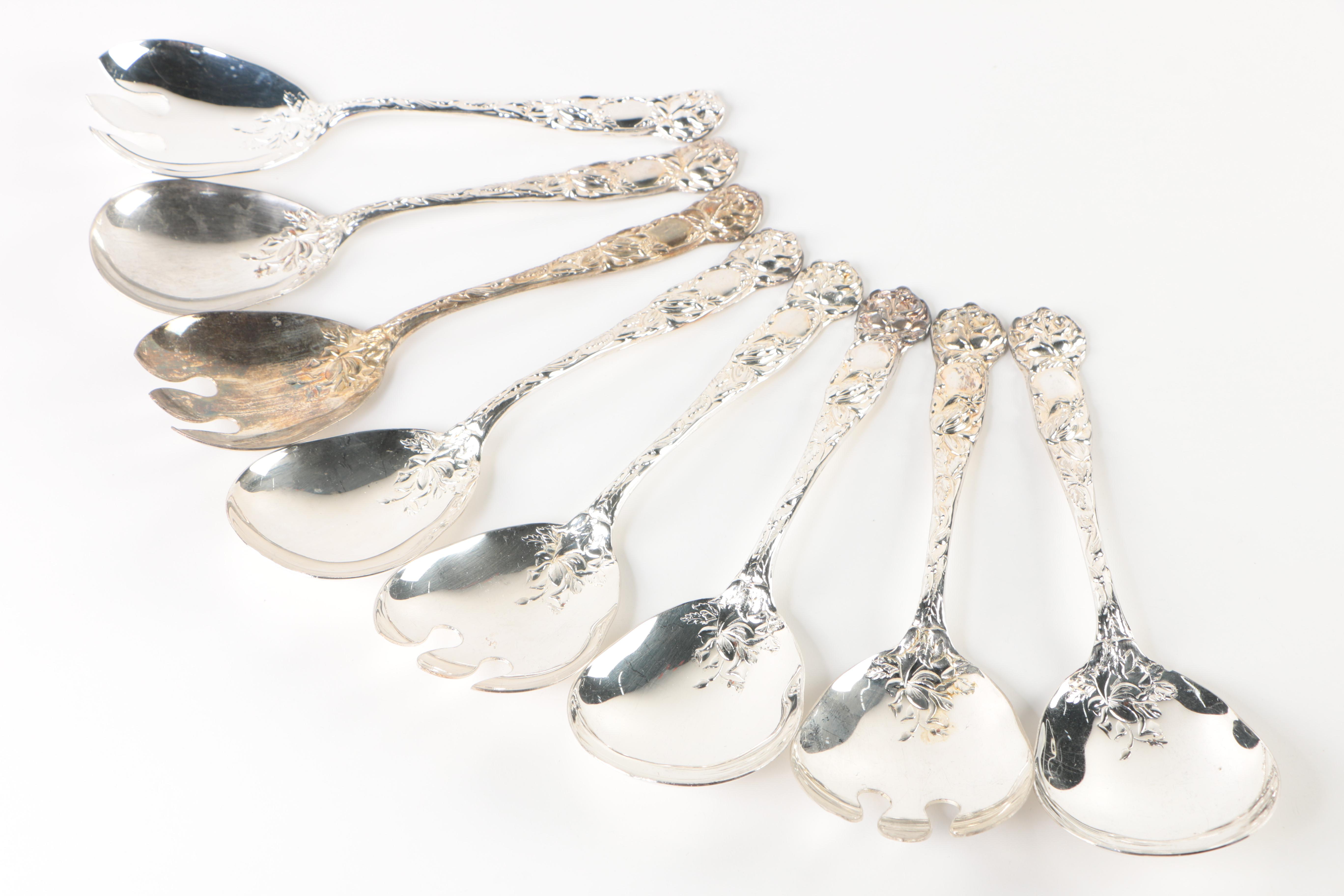 Silver Plate Serving Utensils featuring Godinger Silver Art Co.